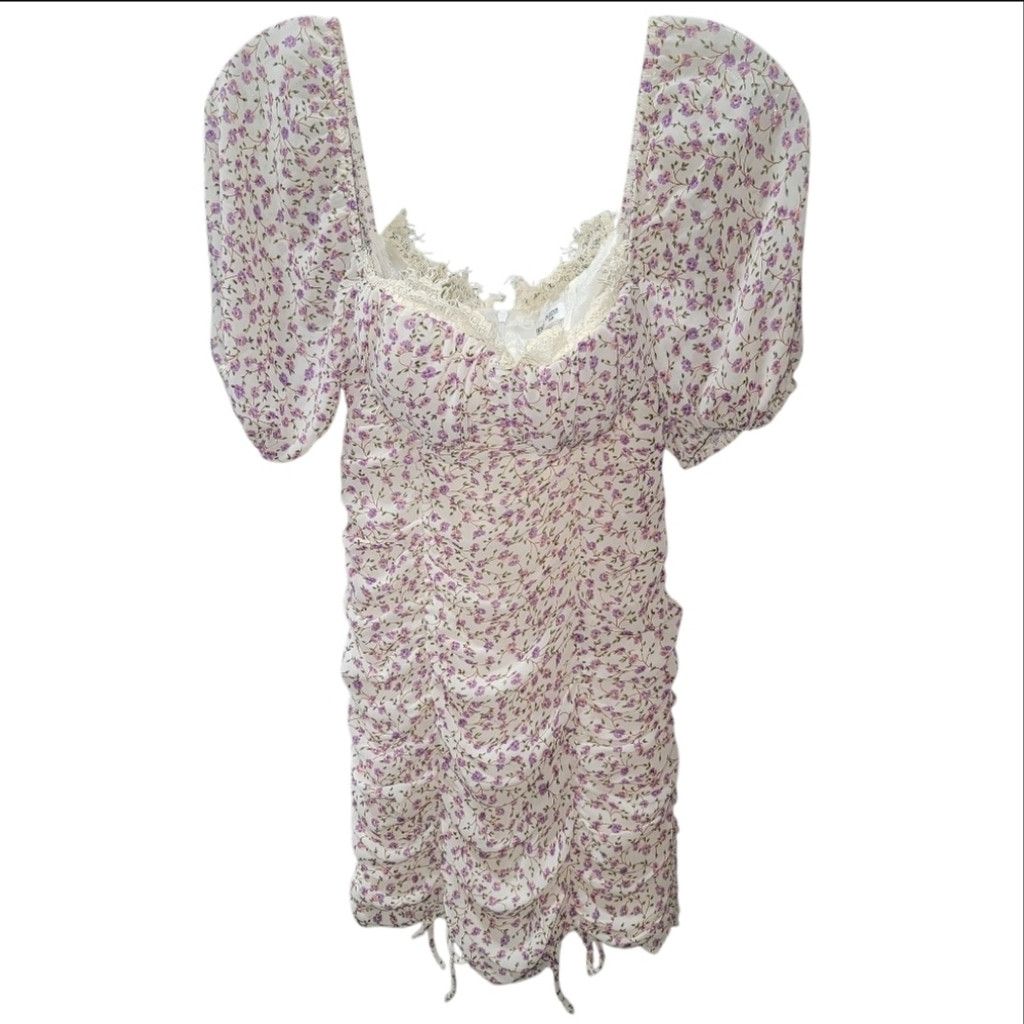 Other EUC Bearun Romantic Cottagecore Floral Mini Dress Size XS / US 0-2 / IT 36-38 - 1 Thumbnail