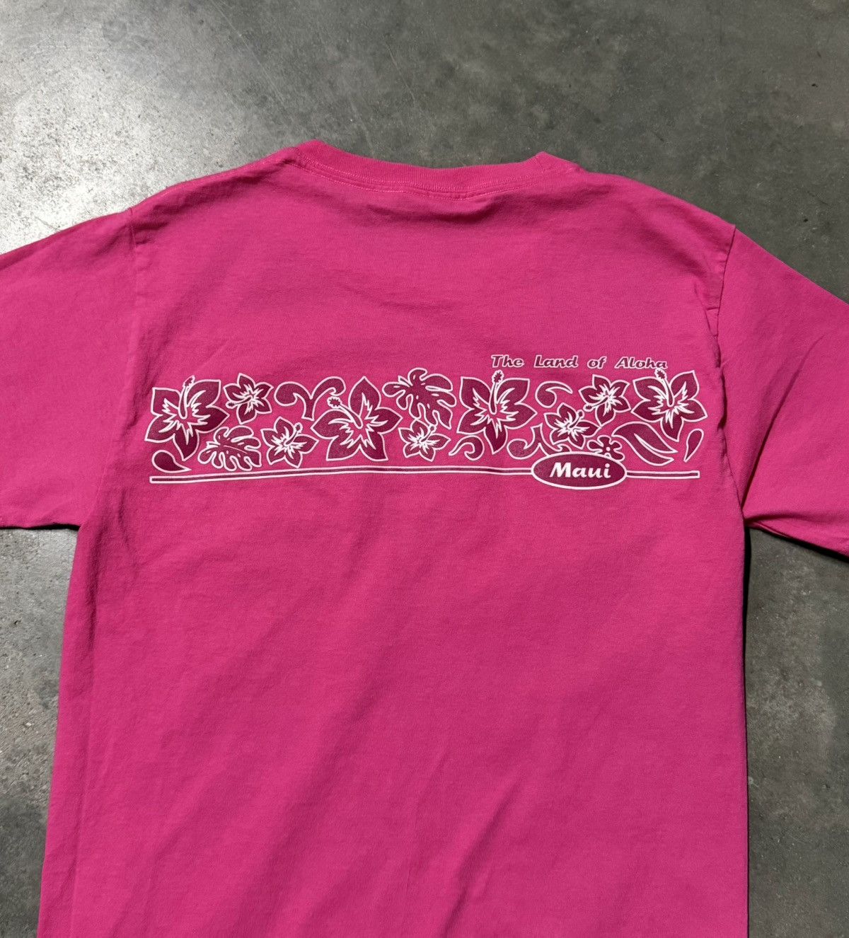 Hanes Y2K Pink Hawaii Maui tee shirt Size US M / EU 48-50 / 2 - 4 Thumbnail