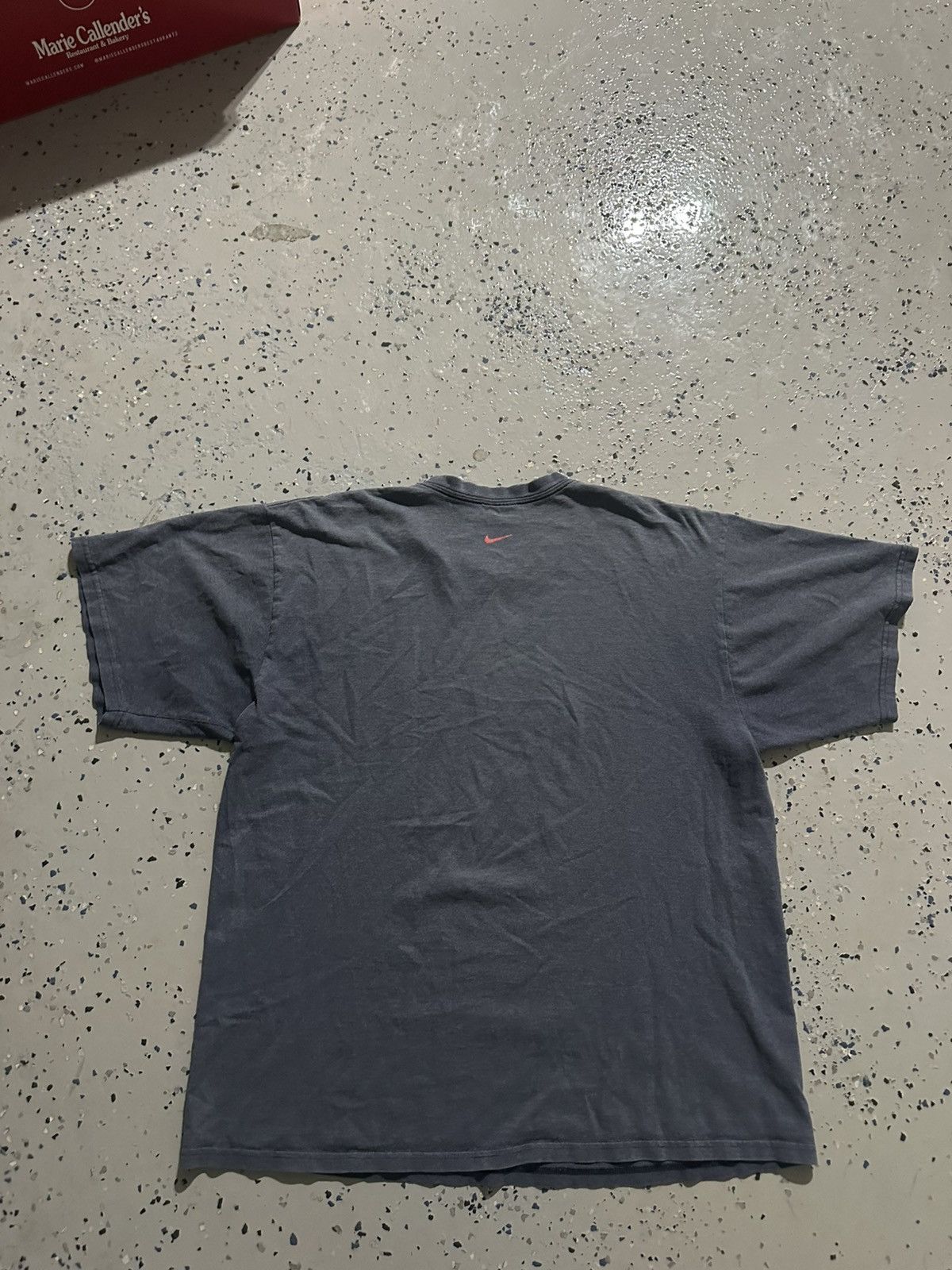 Nike Y2K Navy Nike Spellout Tee Size US L / EU 52-54 / 3 - 3 Thumbnail