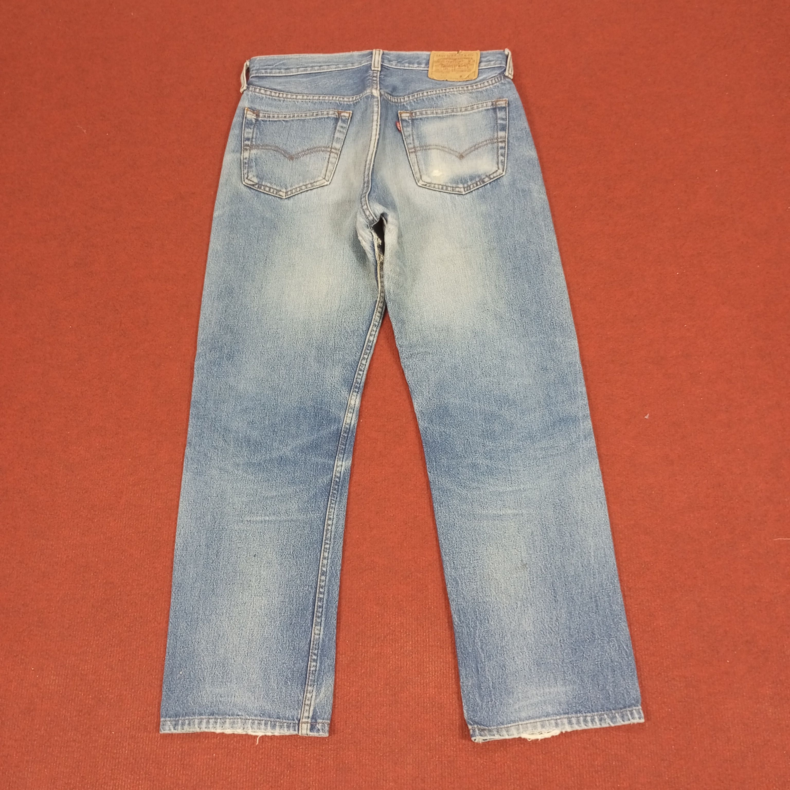 Levi's × Vintage Levis 501 Streetwear Style Distressed Jeans Size US 31 - 4 Thumbnail