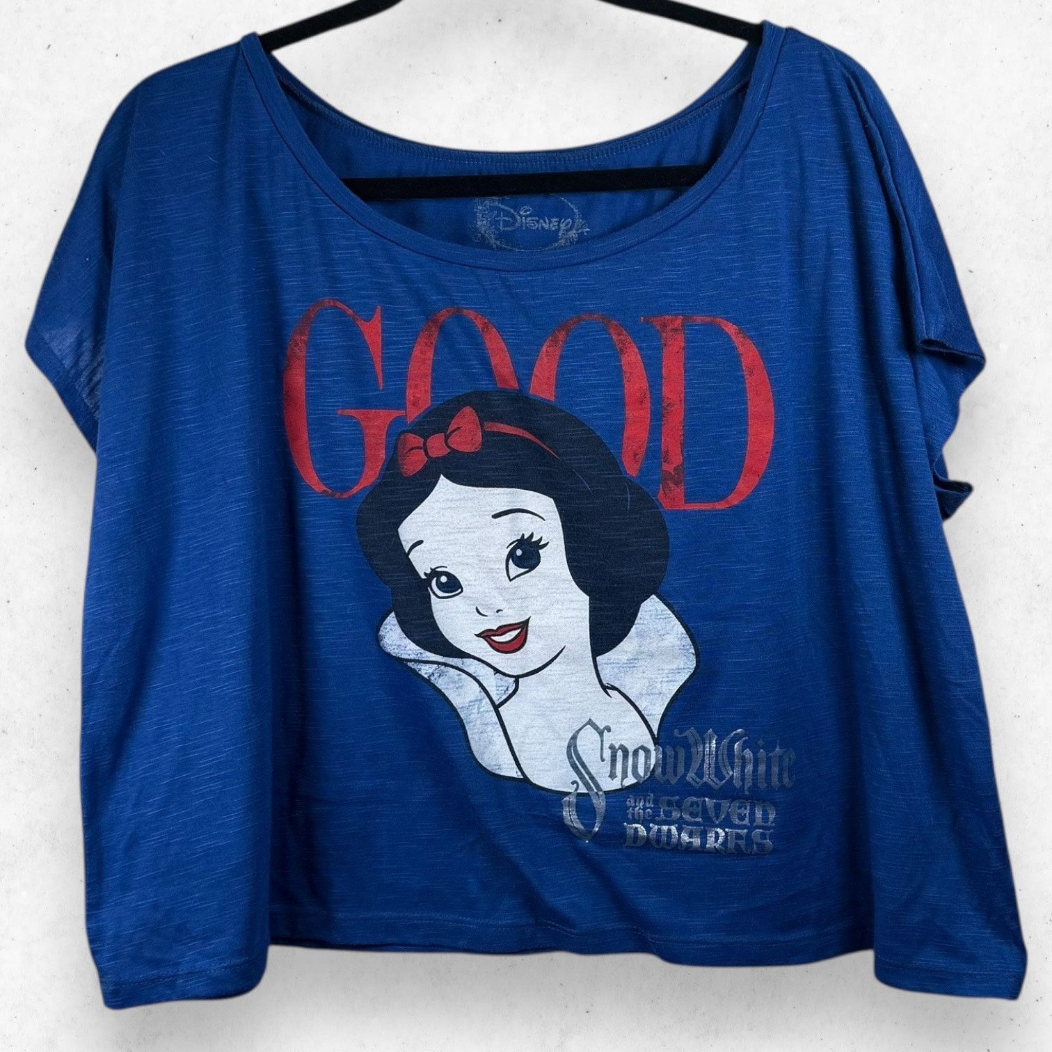 Disney Disney Snow White Top Women's L Rare Good Evil Blue Size L / US 10 / IT 46 - 1 Thumbnail