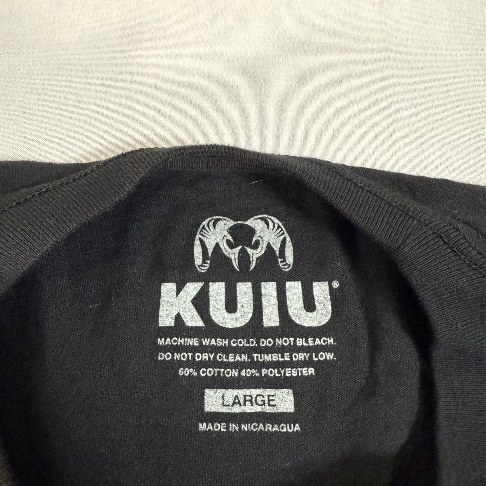 Vintage KUIU Shirt Mens Large Black Ultralight Hunting Tee Outdoor Stretch Basic Hunt Size US L / EU 52-54 / 3 - 6 Thumbnail