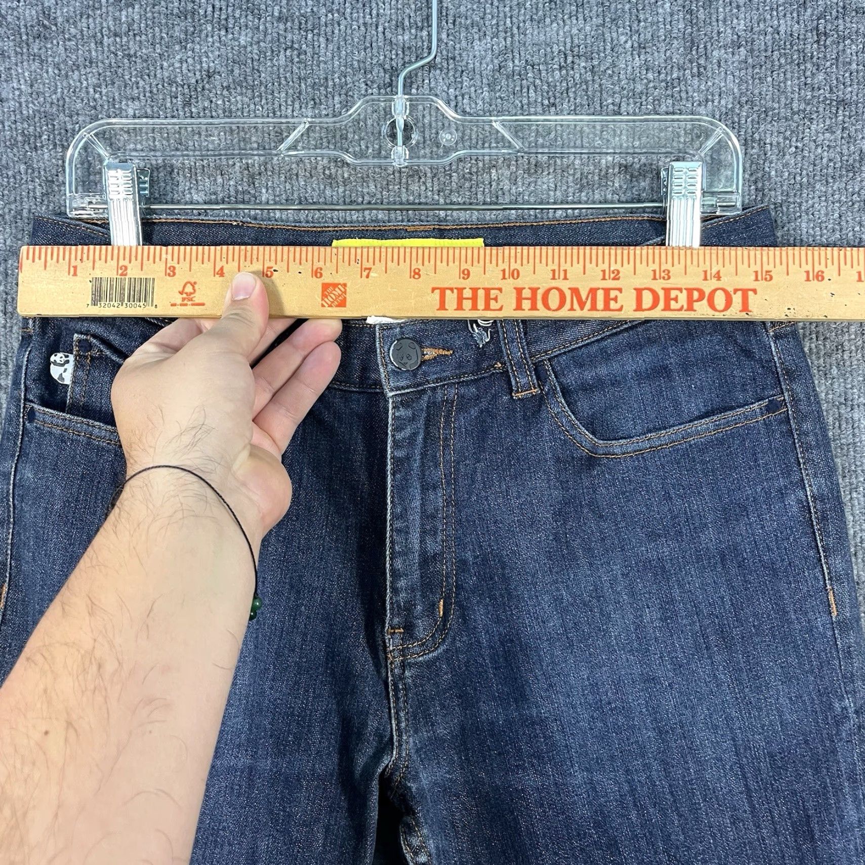 Enjoi VINTAGE Enjoi Jeans Denim Skinny 31x28 Men 5-Pocket Blue Cotton Inseam 28 Y2K Skate Panda Size US 31 - 5 Thumbnail