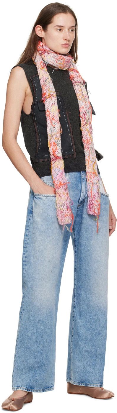 Maison Margiela o1mle0426 Size: OS / Scarf in Pink Size ONE SIZE - 3 Thumbnail