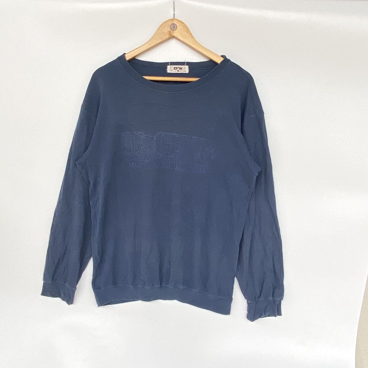 Other Vintage D's Club sweatshirt sportswear Crewneck NavyBlue Size US M / EU 48-50 / 2 - 2 Thumbnail