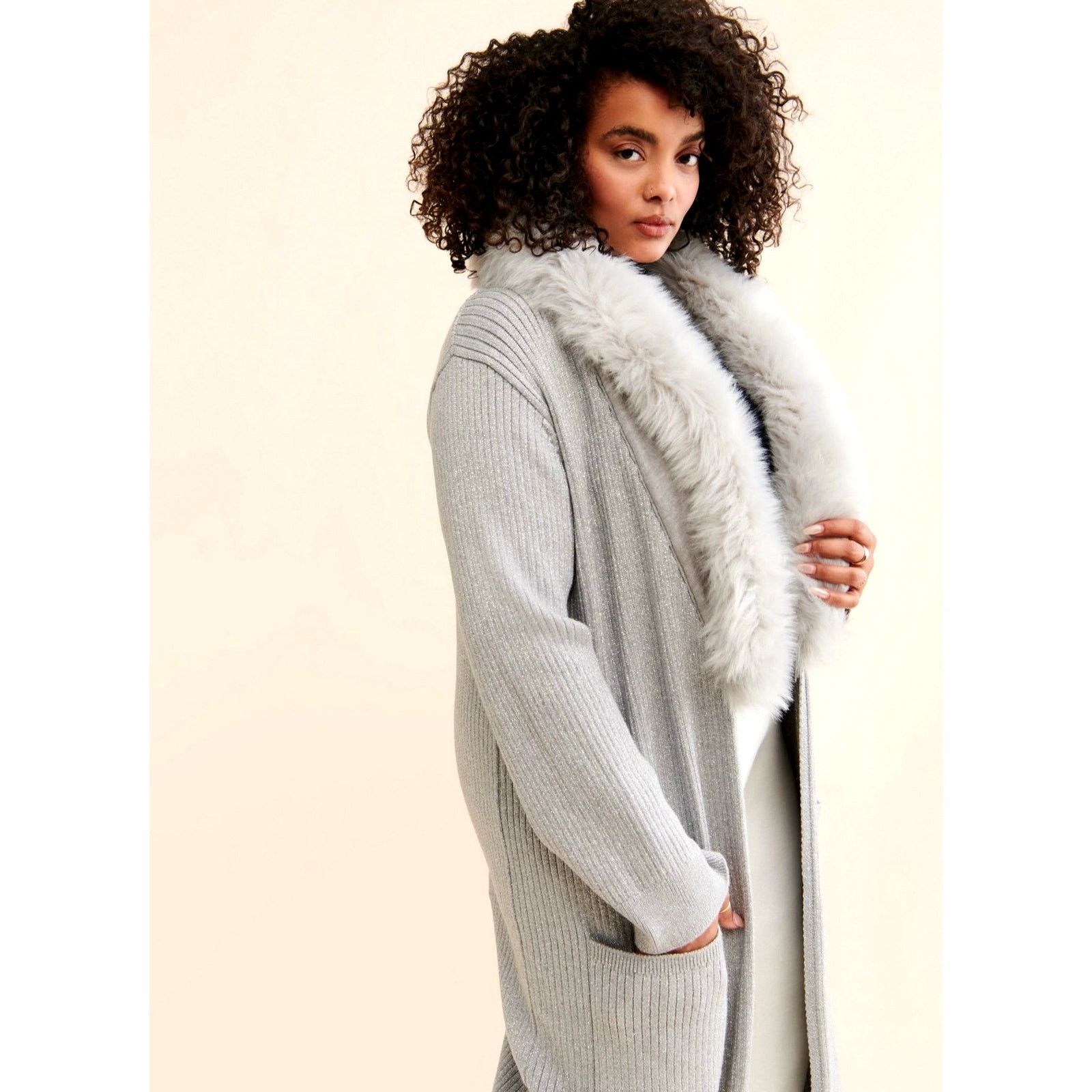 Show Me Your MuMu Show Me Your Mumu Lombardi Sparkle Collared Cardigan 2X Size XXL / US 16-18 / IT 52-54 - 2 Thumbnail