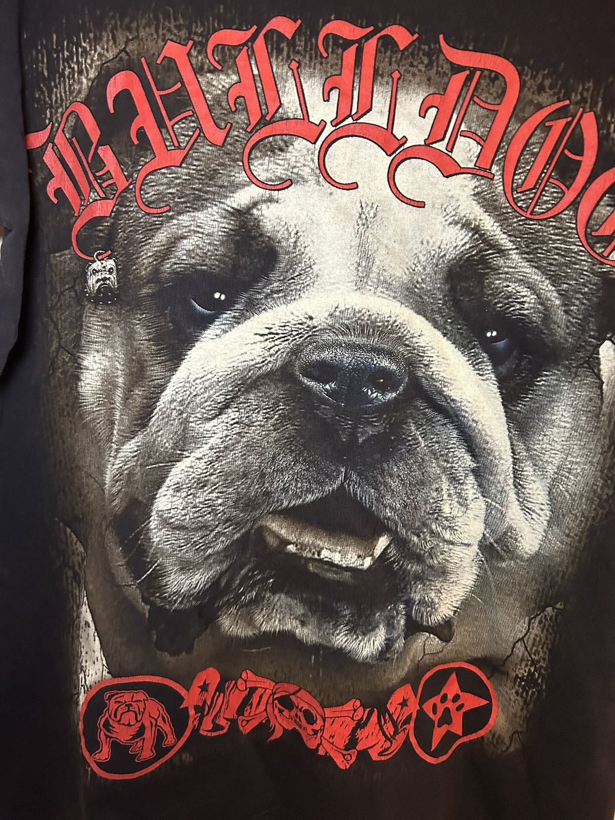Vintage Vintage pibble / putbull gothic logo “RockChang” t-shirt Size US M / EU 48-50 / 2 - 5 Thumbnail