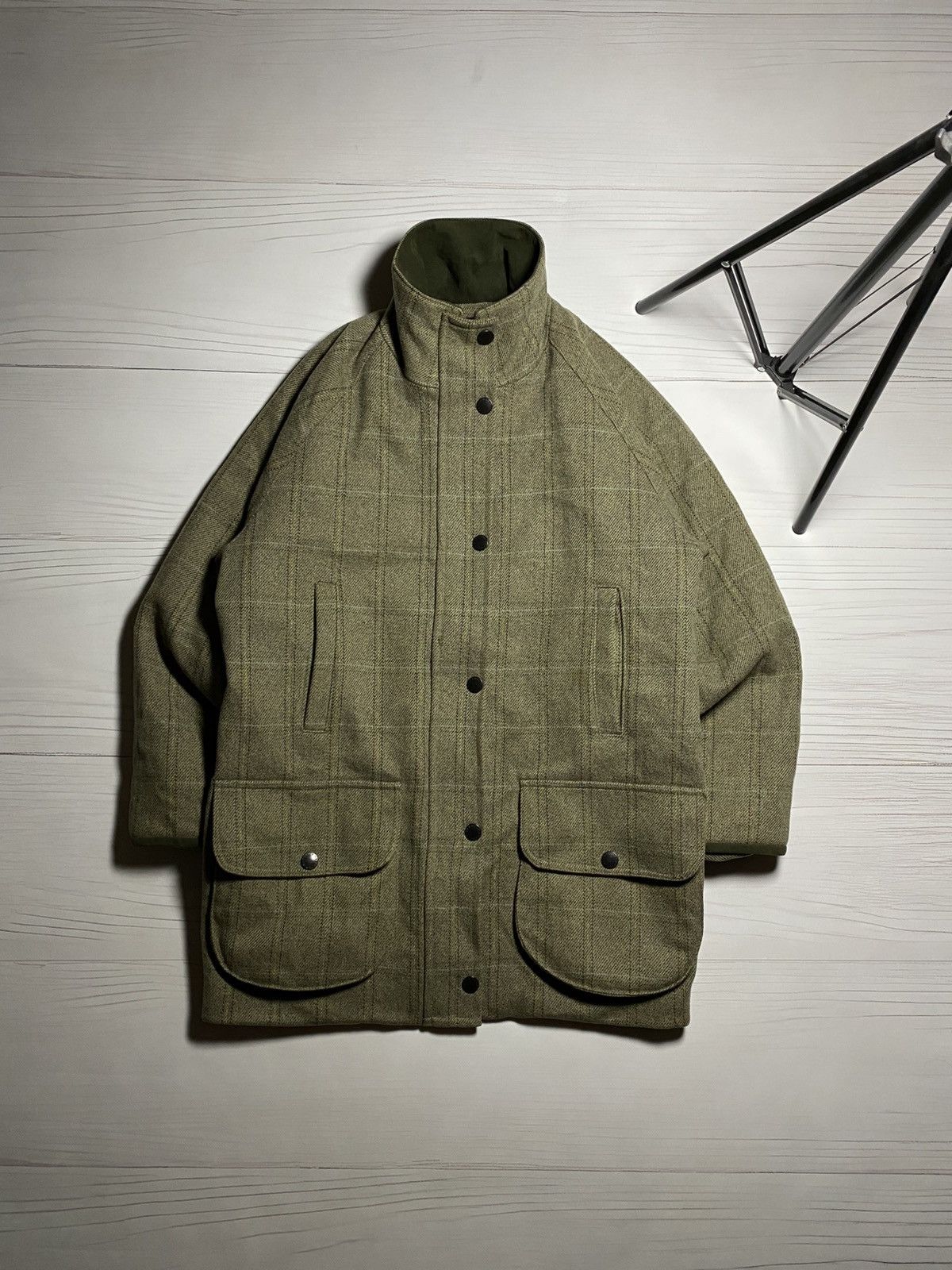Barbour Vintage Rare Barbour Ladies Field Wool Tweed Jacket Size M / US 6-8 / IT 42-44 - 1 Thumbnail