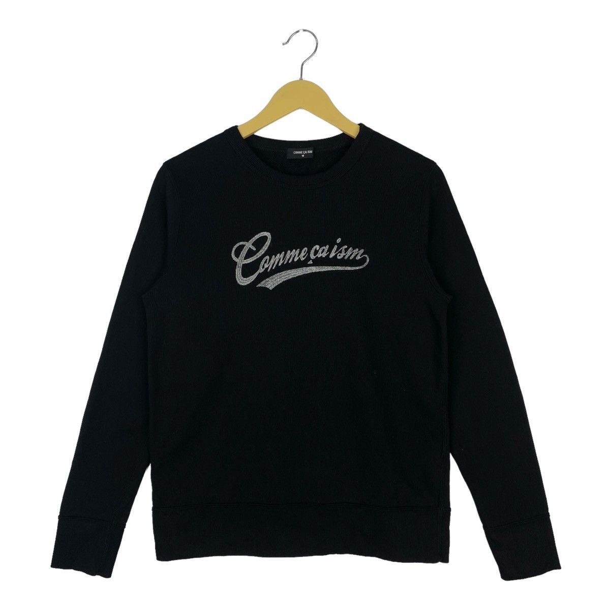 Designer × Vintage Comme Sa Ism Spellout Logo Sweatshirt Pullover Jumper Size US M / EU 48-50 / 2 - 1 Thumbnail