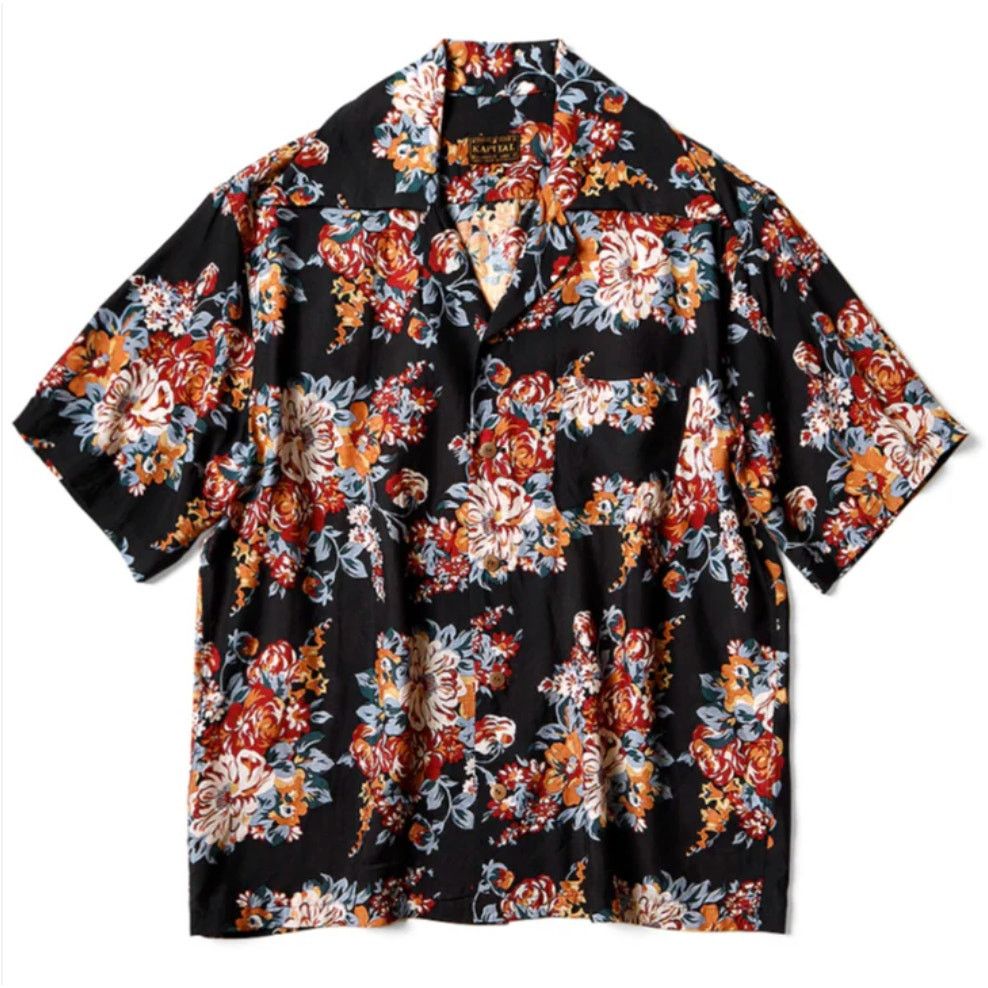 Kapital Kapital Silk Rayon Champetre Peckish Maria Button Shirt Size US XXL / EU 58 / 5 - 2 Thumbnail