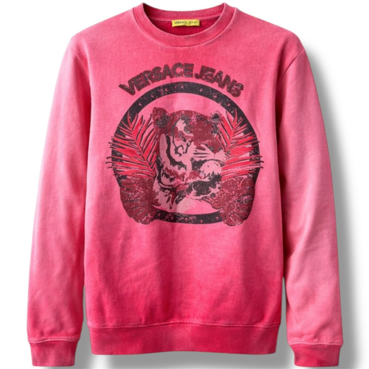 Versace Jeans Couture Versace Jeans MENS PINK BIG LOGO FADED SWEATSHIRT SIZE M Size US M / EU 48-50 / 2 - 1 Thumbnail
