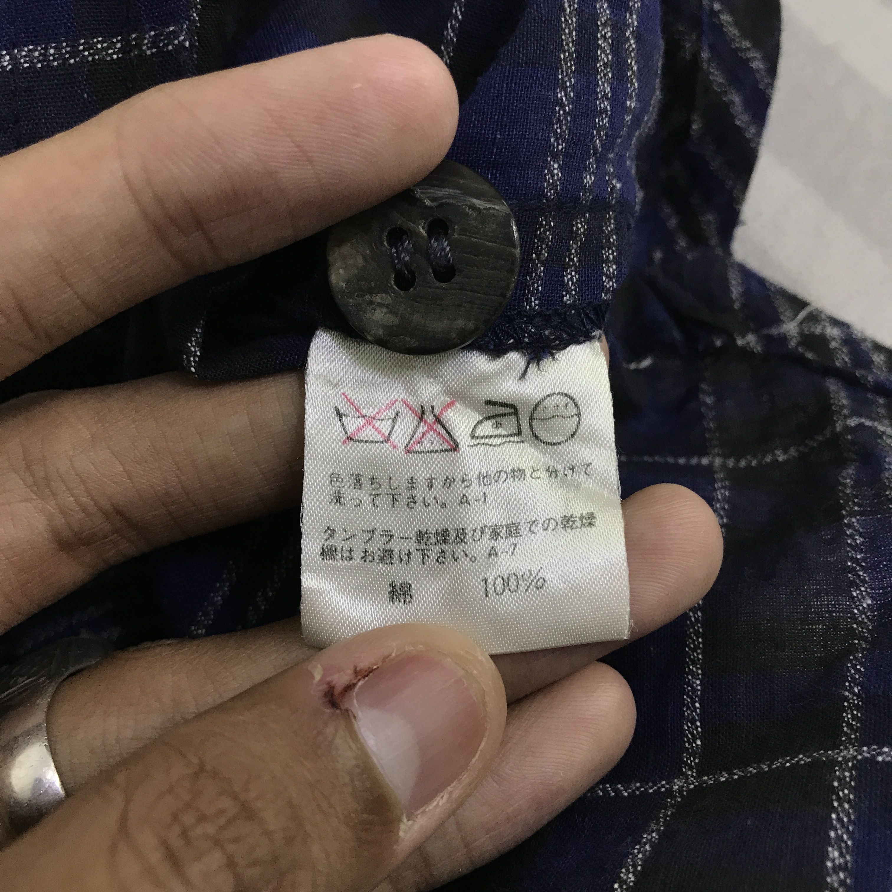 Issey Miyake Vintage Issey Miyake Tartan design Blazers K125B9 Size US L / EU 52-54 / 3 - 11 Thumbnail
