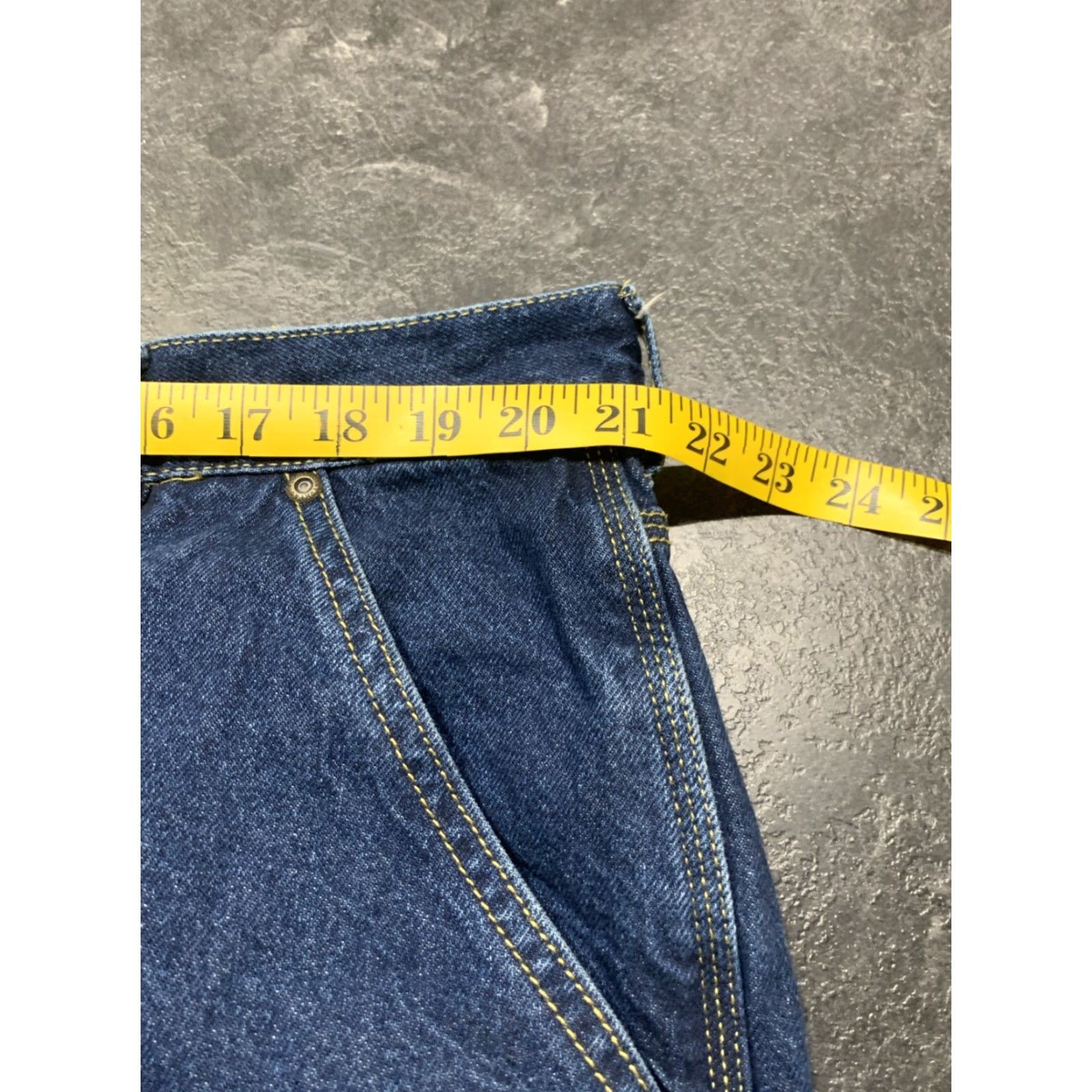 Denime RedHead Men Denim Carpenter Shorts Size 42 Blue Casual Workwear 90s Inspired Size US 42 / EU 58 - 6 Thumbnail