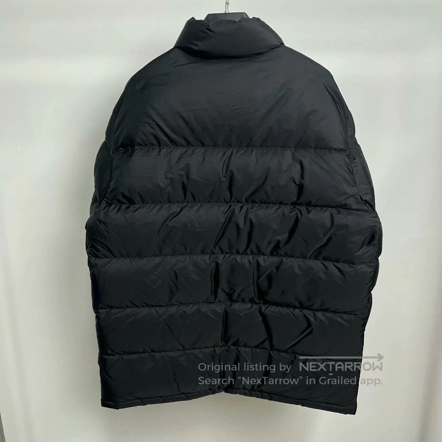 Prada prada black metal triangle logo down jacket. Size US XXL / EU 58 / 5 - 2 Thumbnail