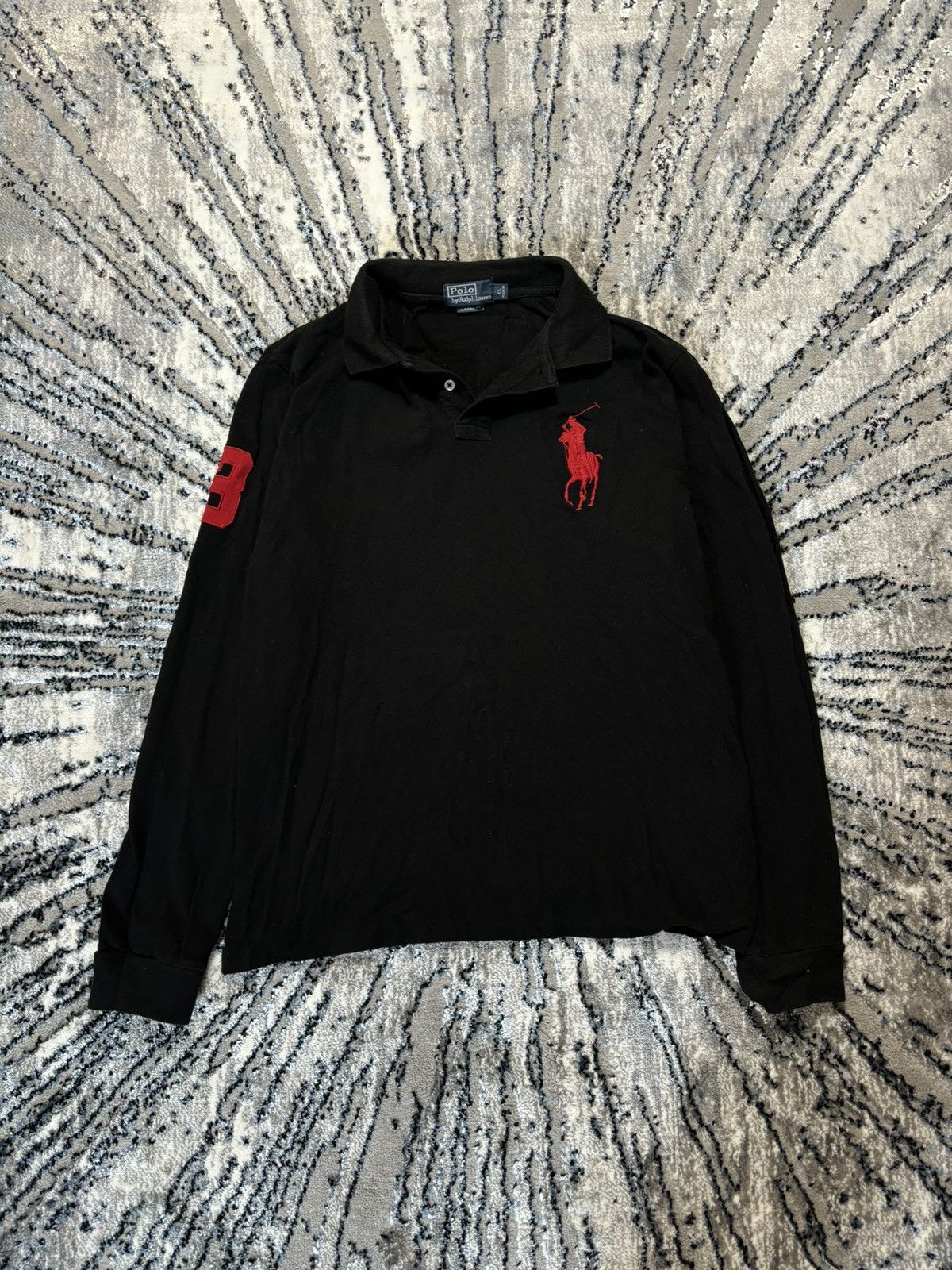 Polo Ralph Lauren Chief Keef Polo Ralph Lauren black big pony longsleeve Size US XL / EU 56 / 4 - 1 Thumbnail