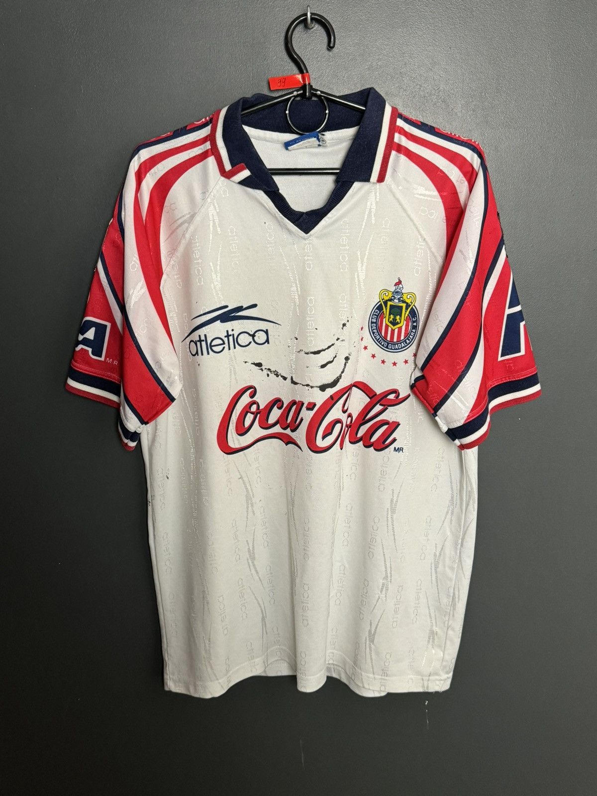 Atletica Chivas de Guadalajara 98/99 Away Football Soccer Jersey Size US S / EU 44-46 / 1 - 1 Thumbnail