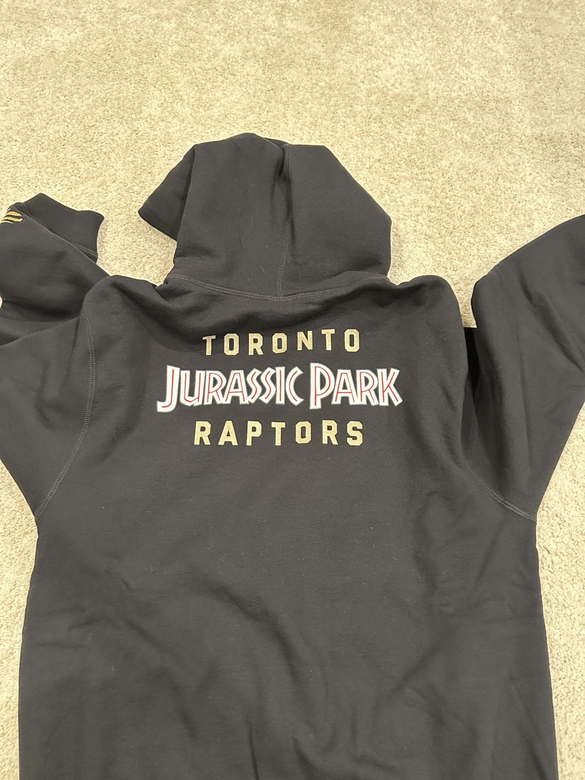 October's Very Own JURASSIC PARK OG OWL HOODIE - BLACK Size US M / EU 48-50 / 2 - 4 Thumbnail