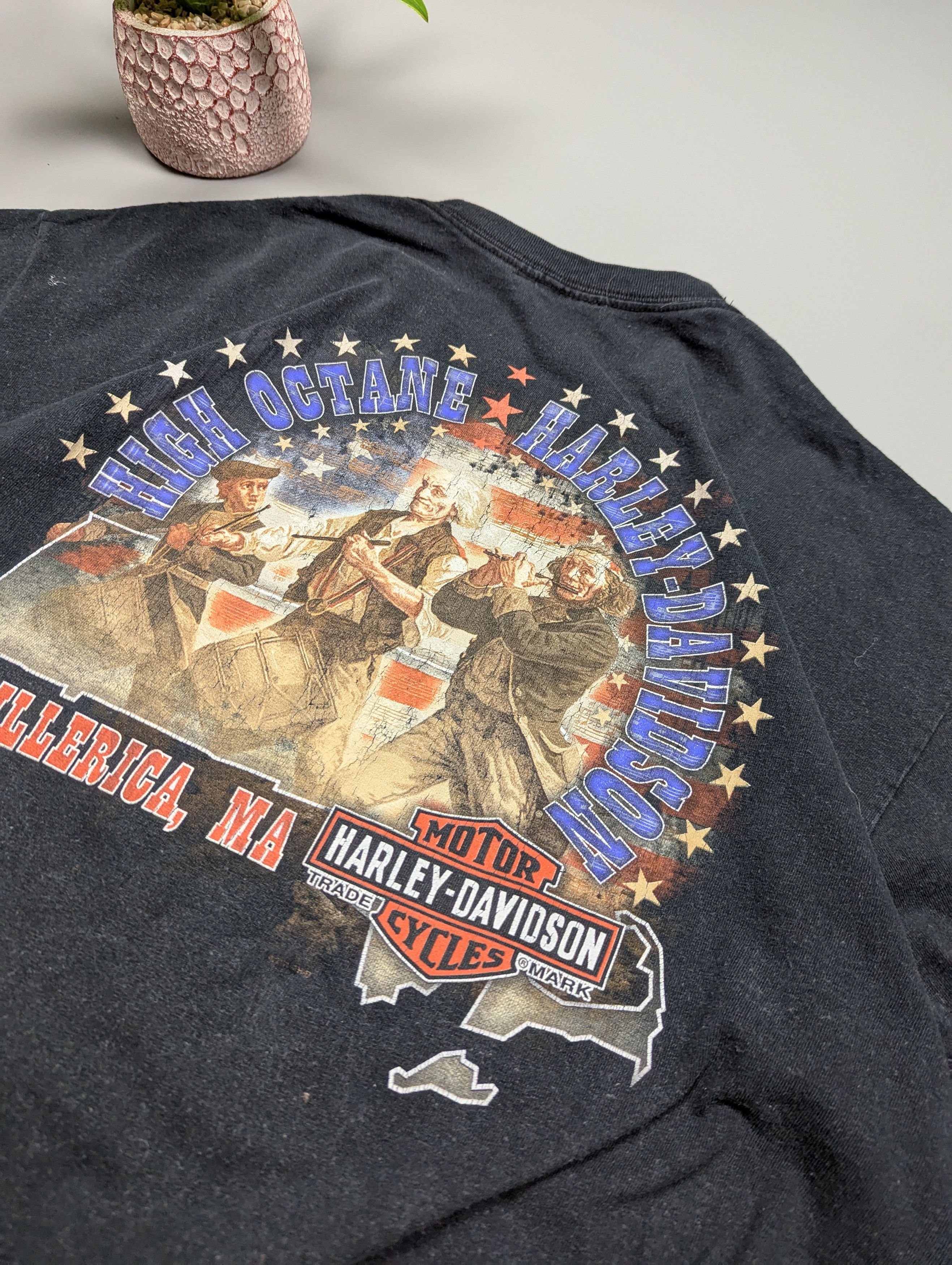 Bravado × Harley Davidson × Vintage Harley-Davidson Bravado T-Shirt USA Patriotic Biker Tee Size US L / EU 52-54 / 3 - 4 Thumbnail