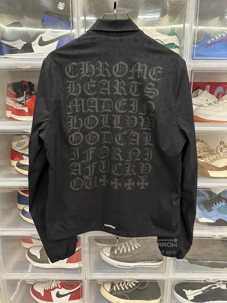 Chrome Hearts CHROME HEARTS Size M Sanskrit dark coach jacket Size US M / EU 48-50 / 2 - 3 Thumbnail