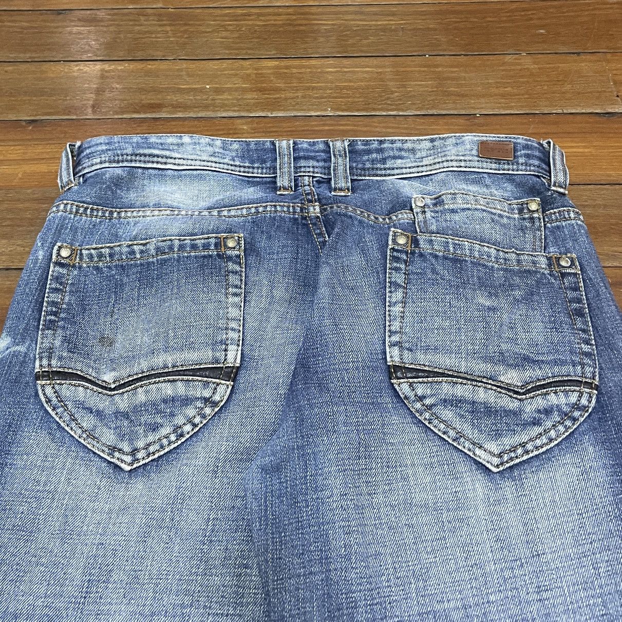 Nicole Club Rare Design Vintage Brand Nicole Club Distressed Jeans 1990s Size US 33 - 4 Thumbnail