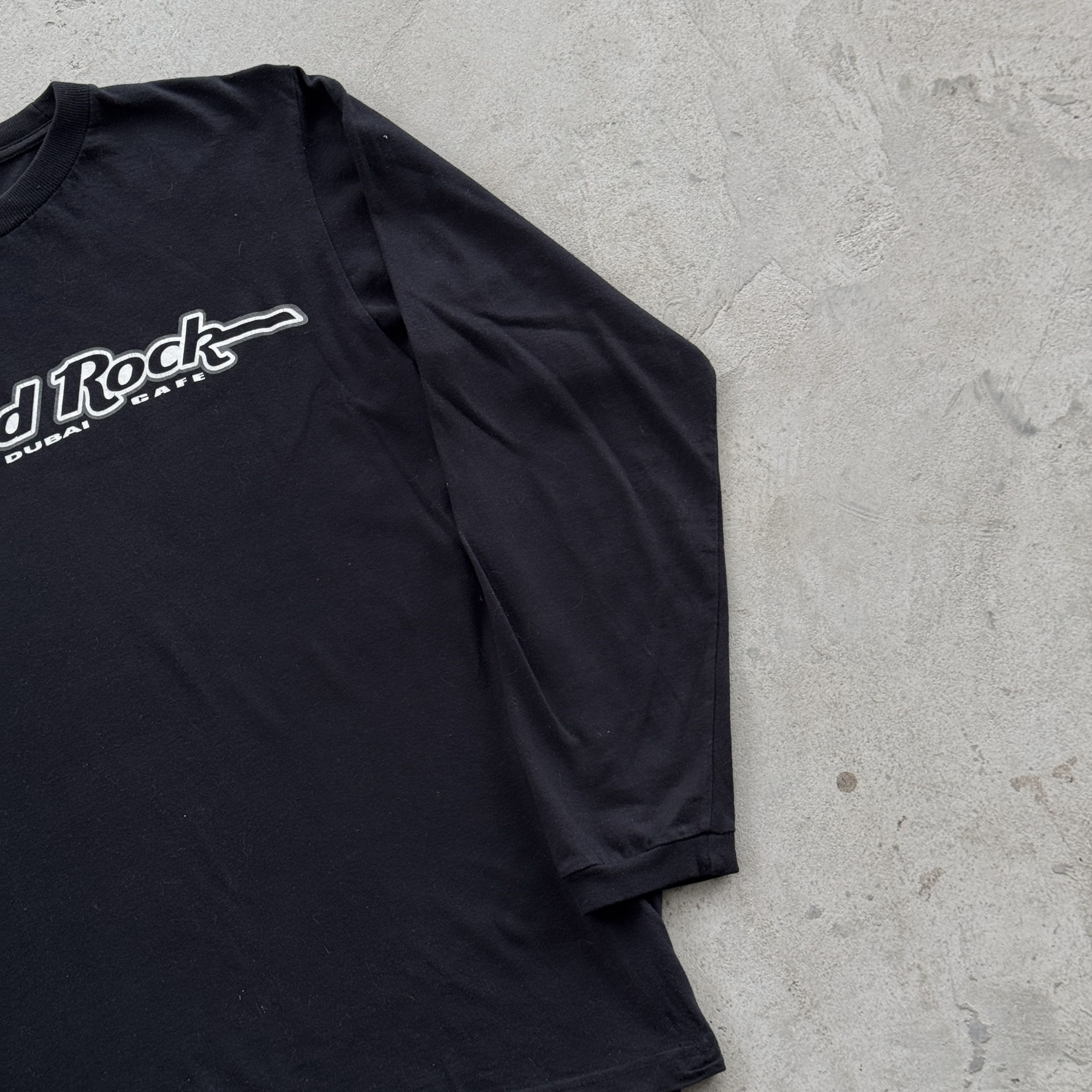 Hard Rock Cafe Vintage 90s Hard Rock Cafe Dubai Long Sleeve Tee Shirt Size US M / EU 48-50 / 2 - 2 Thumbnail