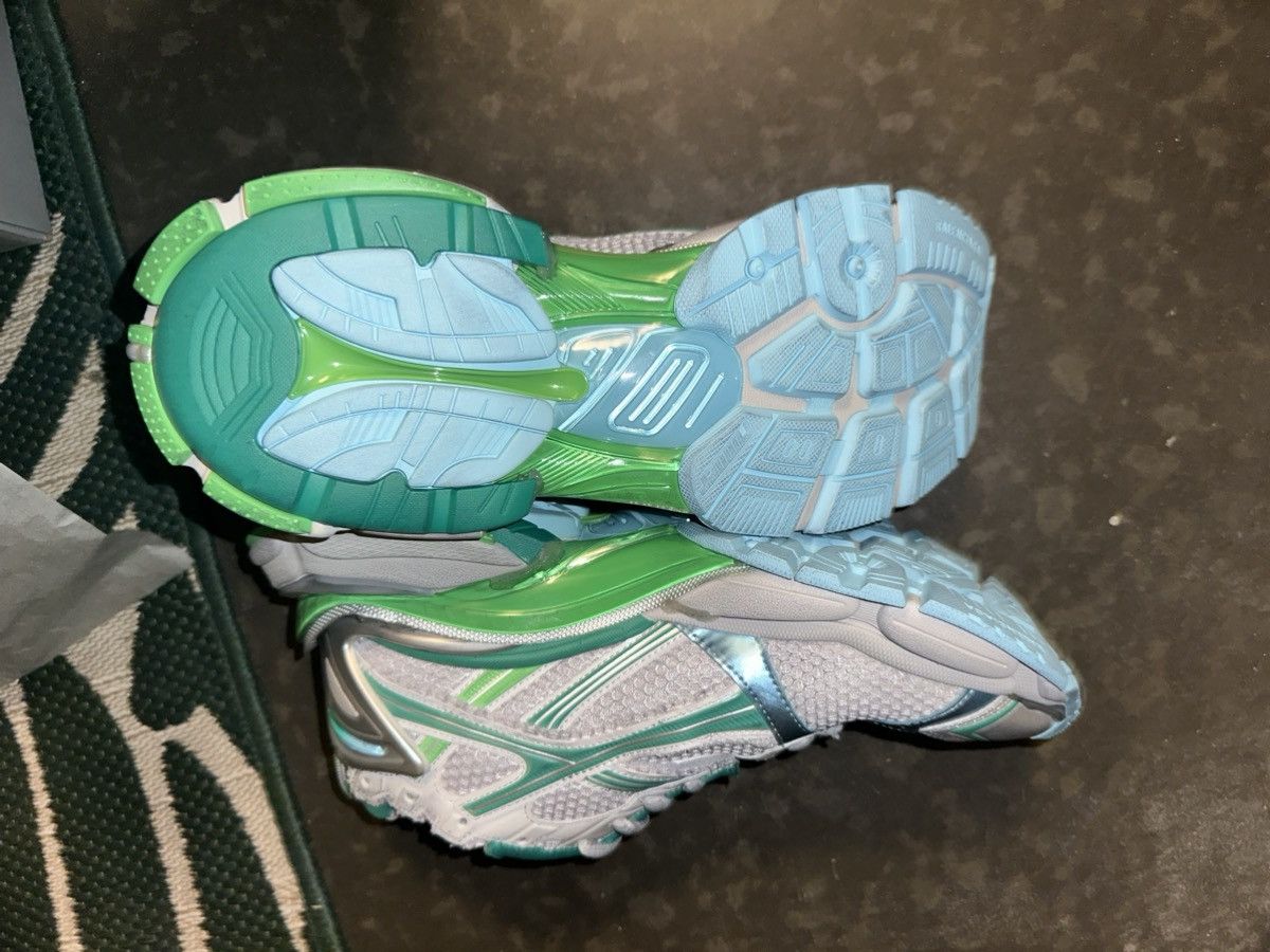 Balenciaga Balenciaga Grey/Green Runners Size US 10.5 / EU 43-44 - 3 Thumbnail