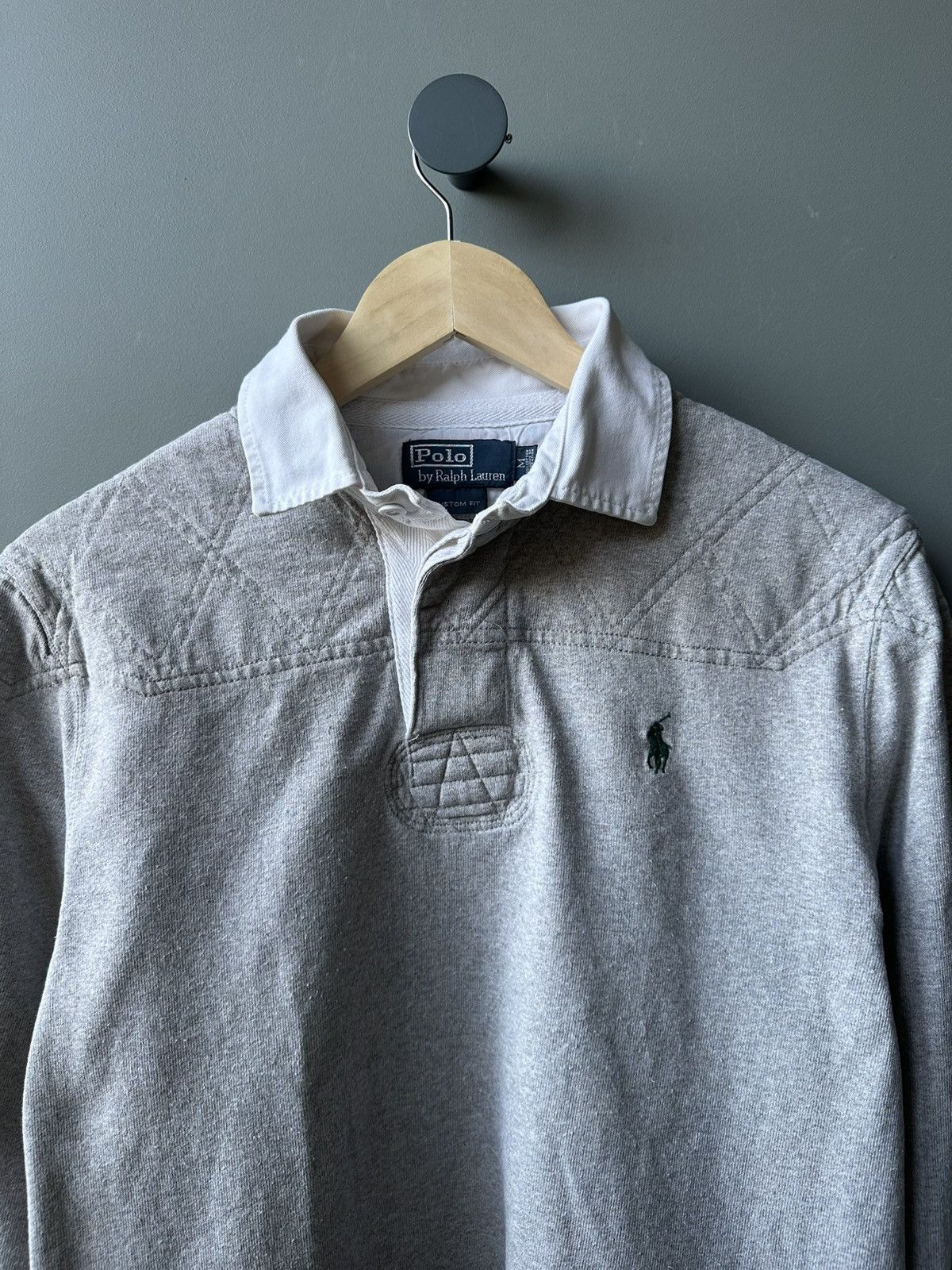 Polo Ralph Lauren Ralph Lauren Rugby Long Sleeve Polo Size M Size US M / EU 48-50 / 2 - 2 Thumbnail