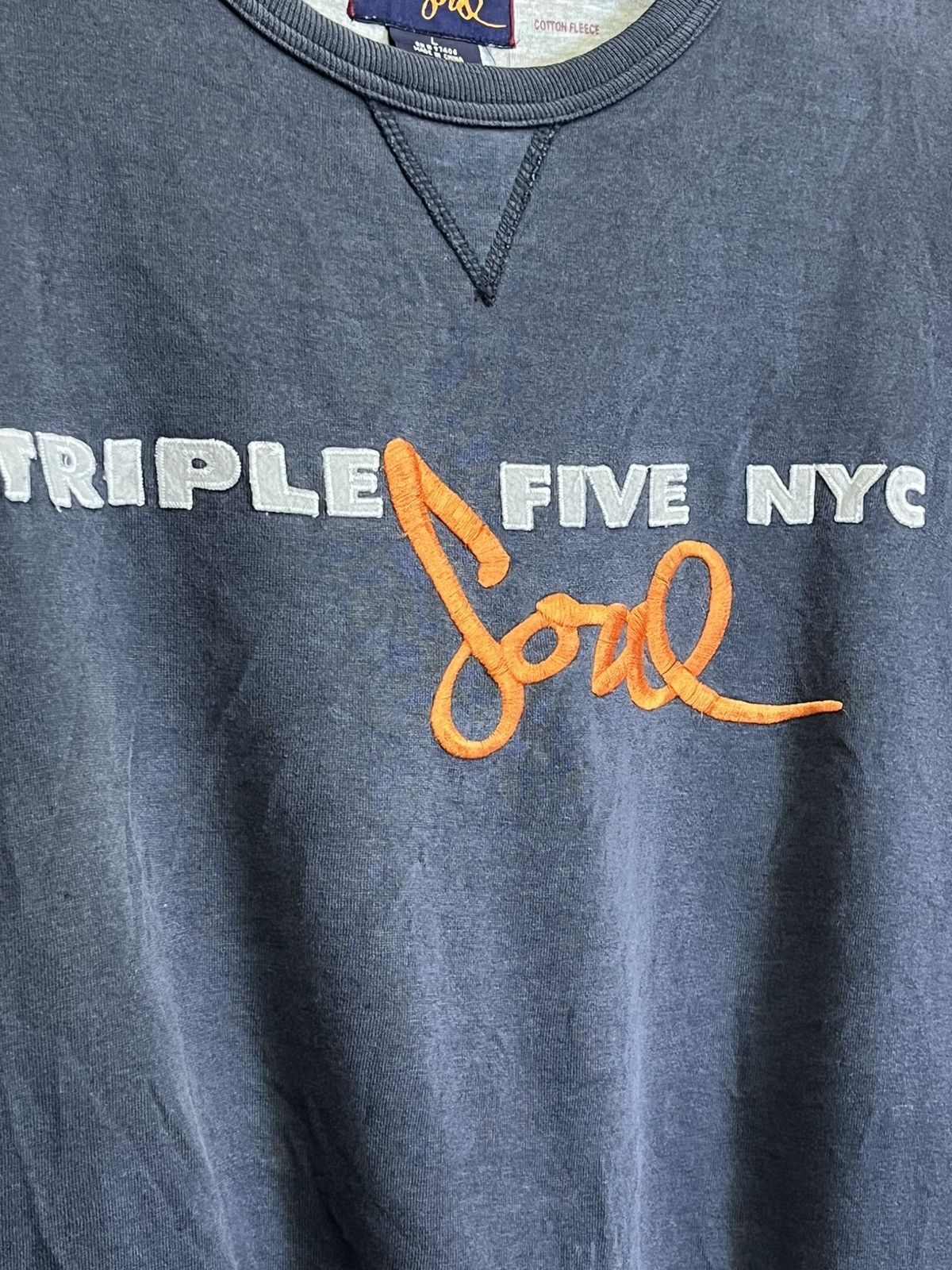 Triple 5 Soul BAGGY🔥VINTAGE SOUL TRIPLE 5 NYC BAGGY PULLOVER SWEATSHIRT Size US XL / EU 56 / 4 - 5 Thumbnail