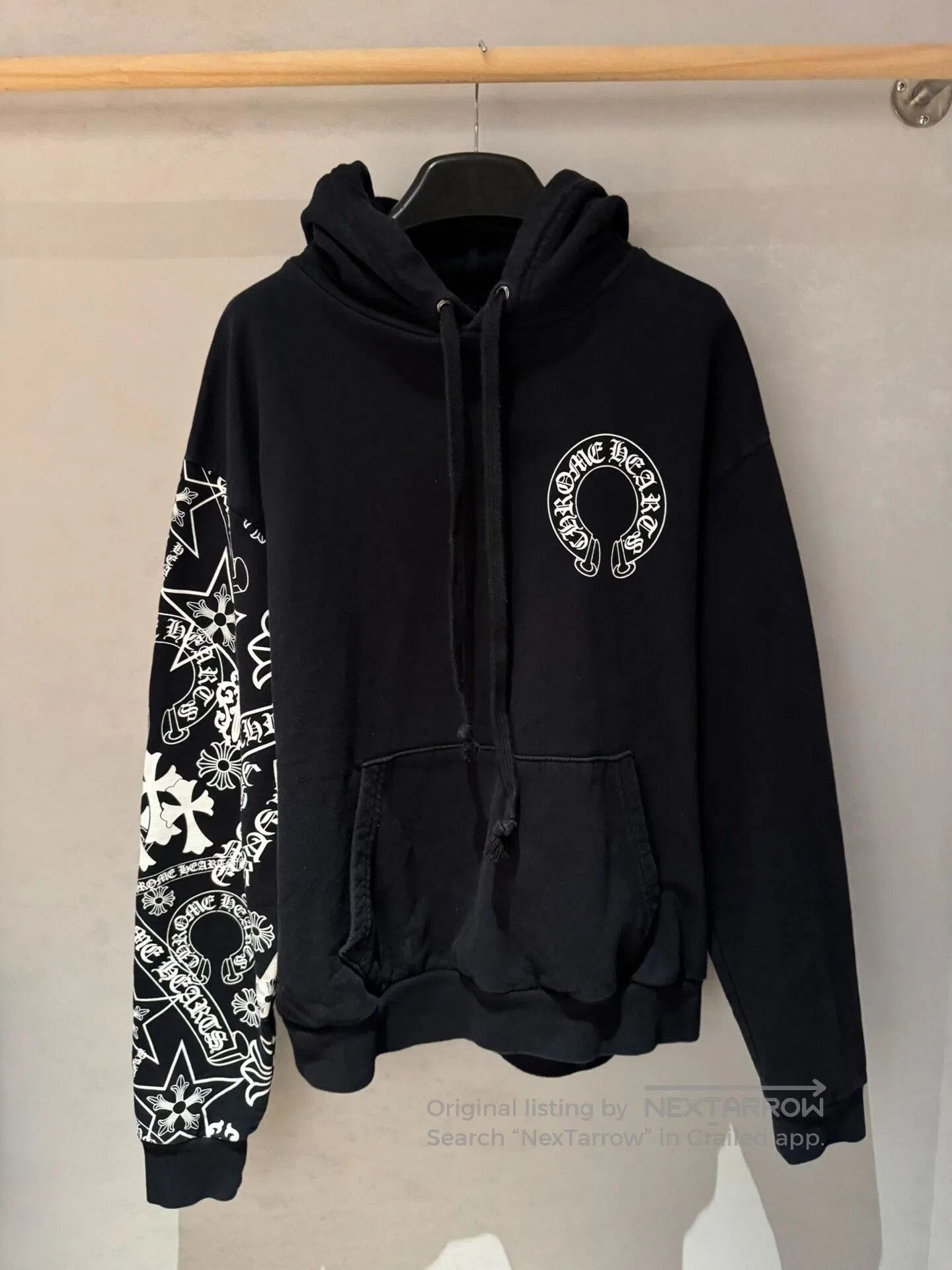 Chrome Hearts Chrome Hearts Black Hoodie with Floral Print. Size US S / EU 44-46 / 1 - 1 Thumbnail