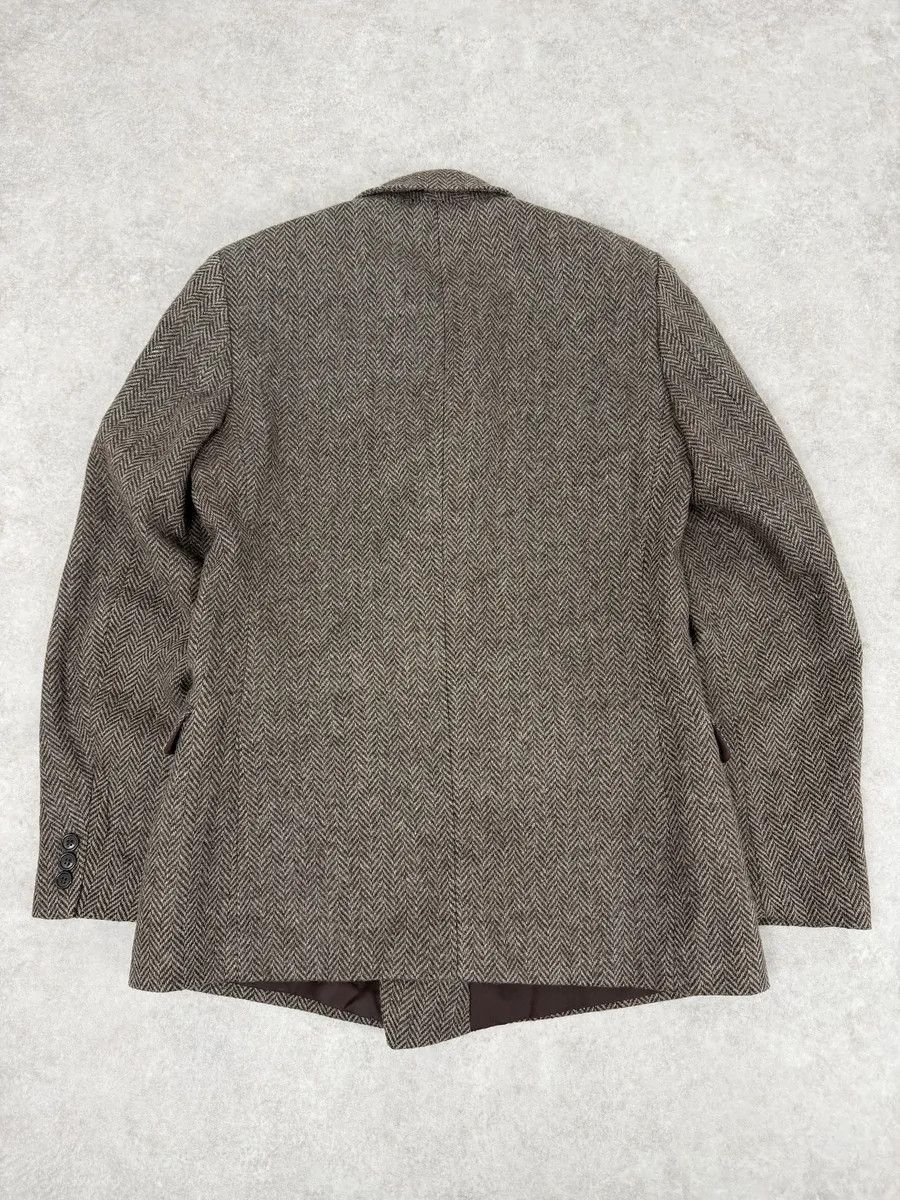 Hermes 1990s Hermès Tweed Brown Blazer Jacket Size US S / EU 44-46 / 1 - 4 Thumbnail