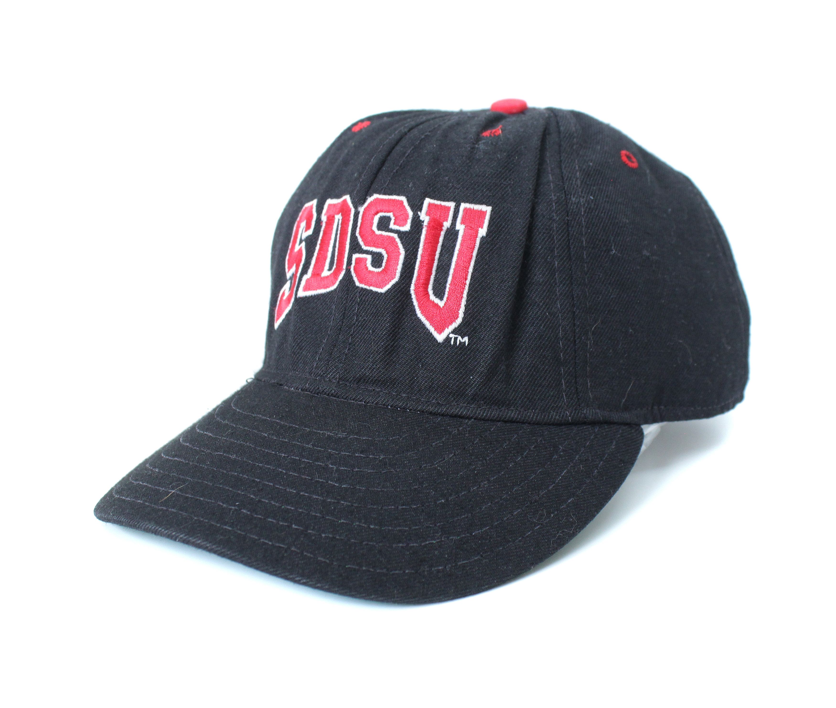 Vintage 90S SDSU San Diego State Logo Cap USA Size ONE SIZE - 1 Thumbnail