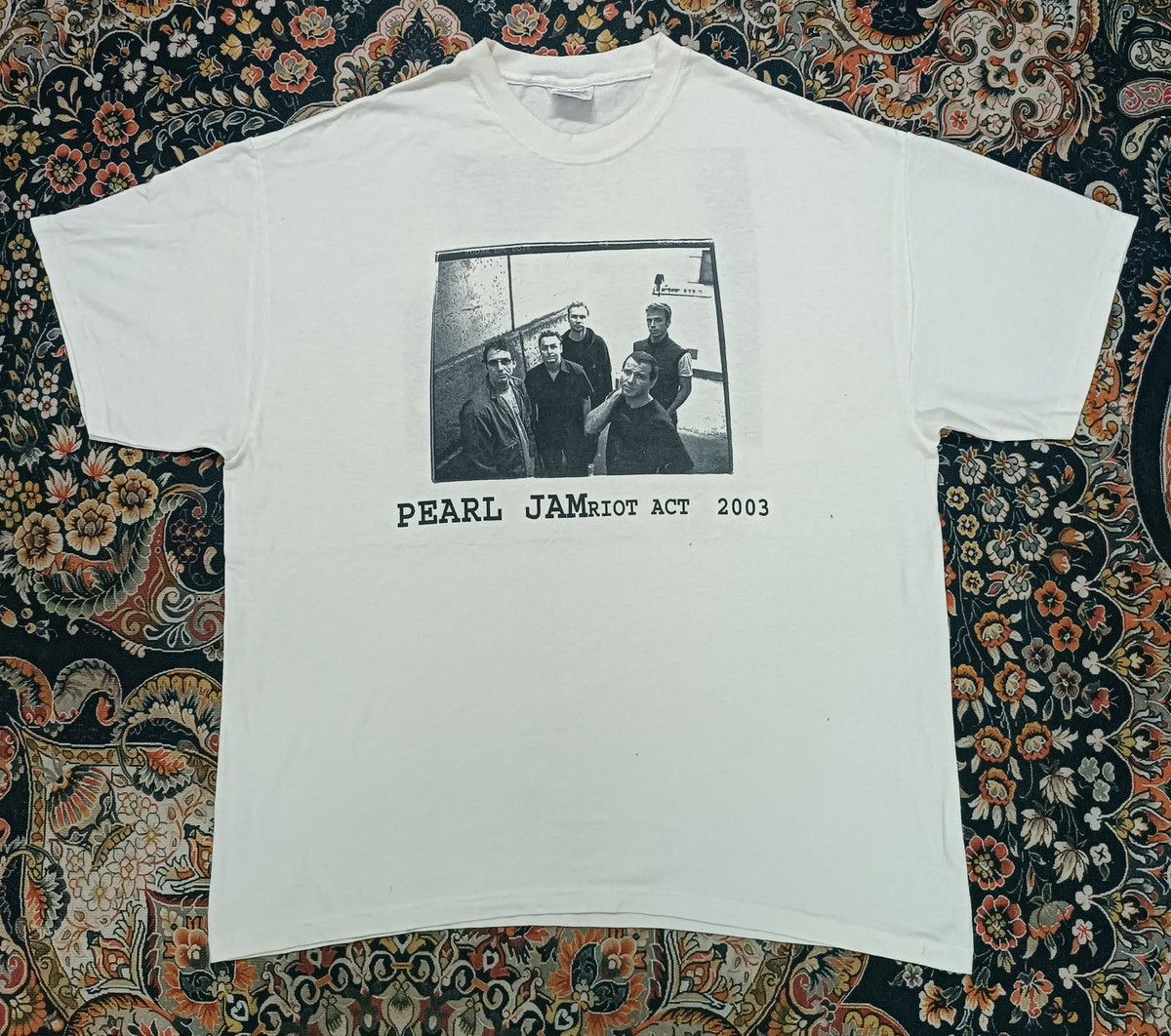 Band Tees Vintage Pearl Jam Size US XL / EU 56 / 4 - 4 Thumbnail