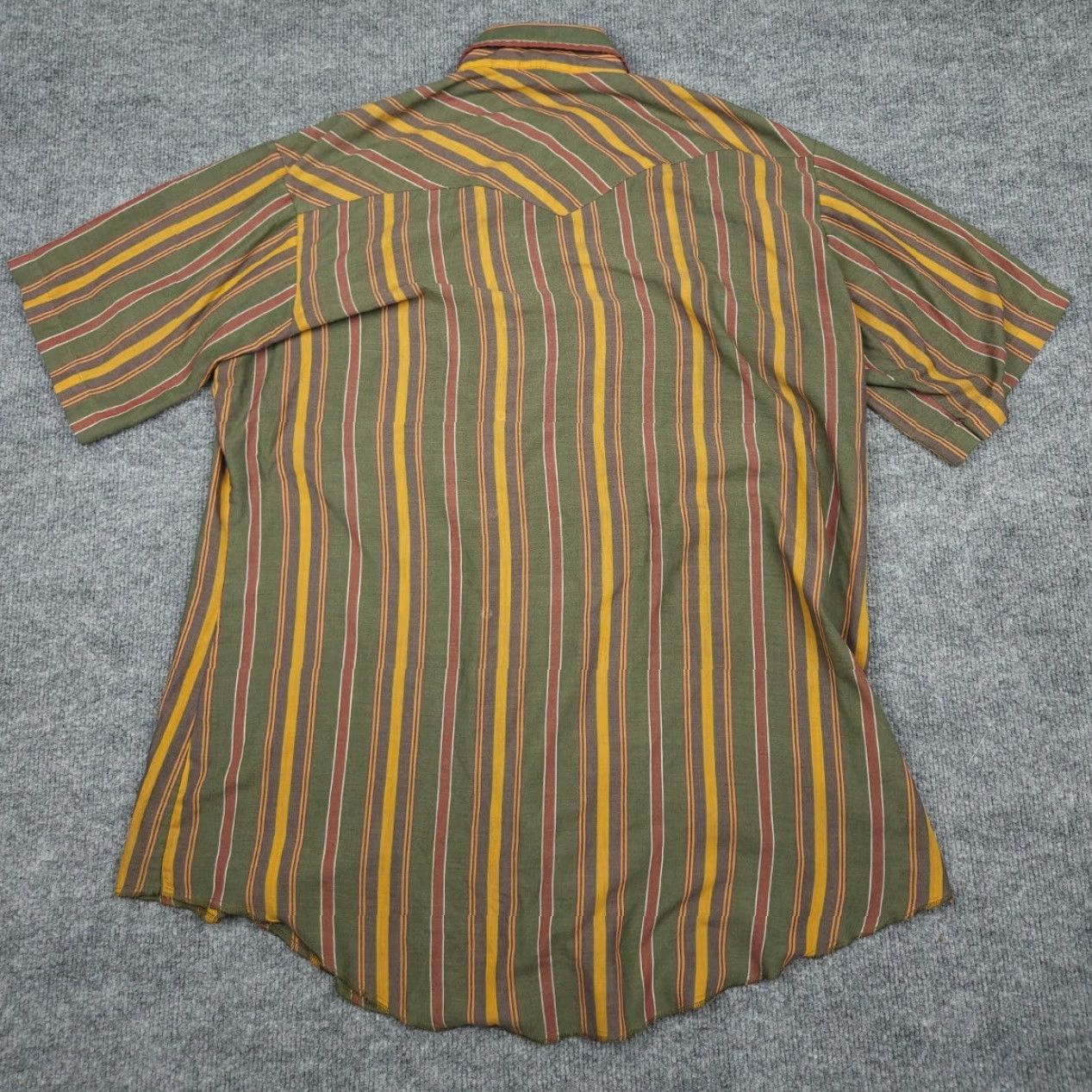 Vintage VINTAGE Western Frontier Pearl Snap Shirt Mens Large Multi Striped Made USA Southwest Shirt Size US L / EU 52-54 / 3 - 4 Thumbnail