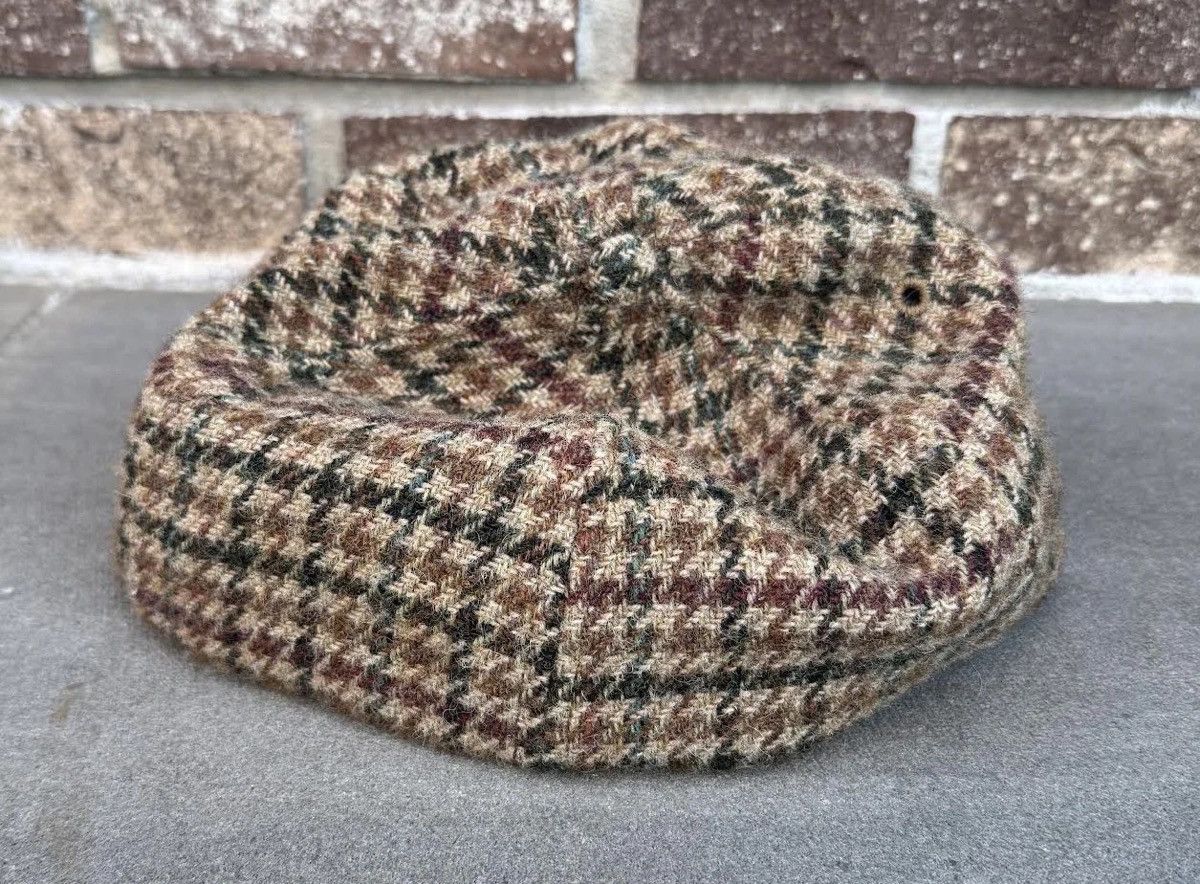Polo Ralph Lauren Houndstooth Wool Cap in Brown Lauren Ralph Lauren Houndstooth Wool Blend Cape (Women  main image 3