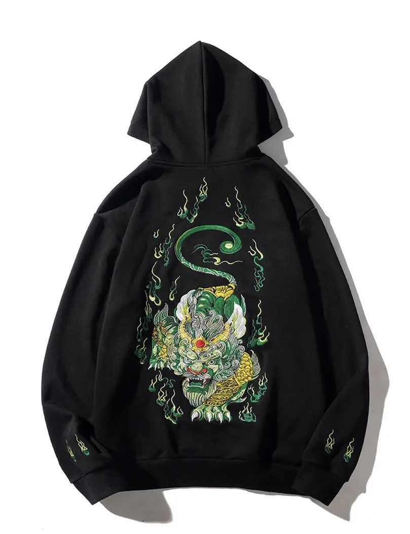 Other Tiger Embroidered Hoodie Sweatshirt Yokosuka Japanese Size US XL / EU 56 / 4 - 1 Thumbnail