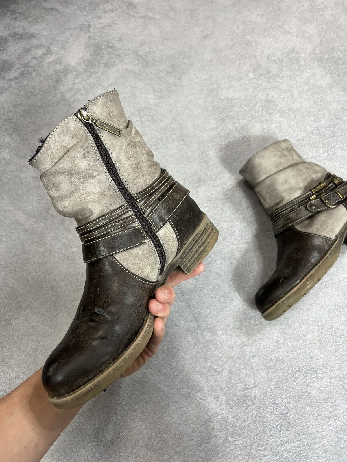 See by Chloe See By Chloe Leather Avant-garde style archive japan boots Size US 8 / IT 38 - 12 Thumbnail