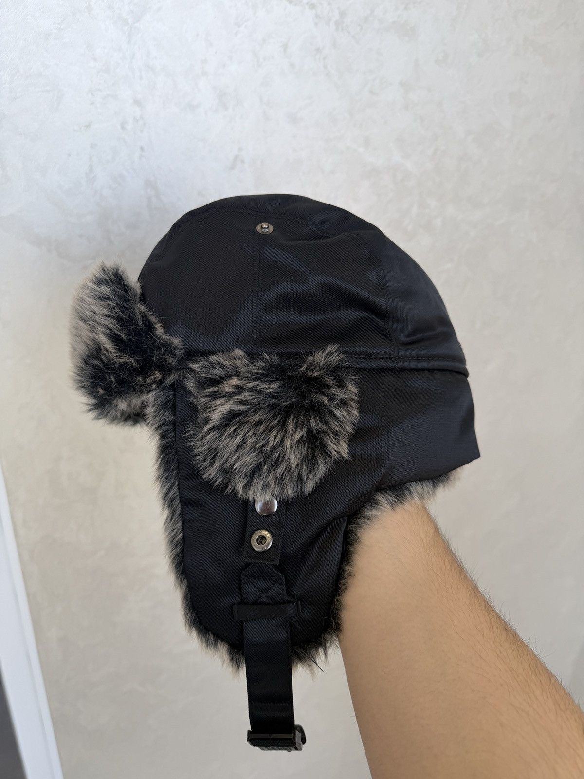 Hysteric Glamour Crazy Y2k Mohair Fuzzy Hat Ushanka Punk Winter Size ONE SIZE - 5 Thumbnail
