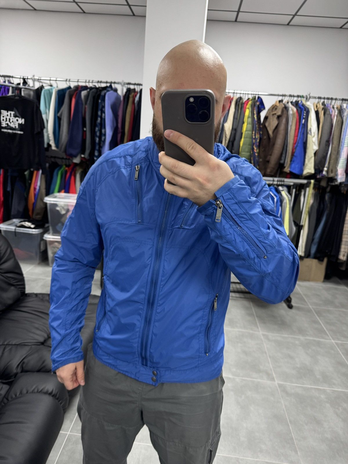 Diesel Diesel Teflon Motorcycle Biker Nylon Jacket Size XL Size US XL / EU 56 / 4 - 2 Thumbnail