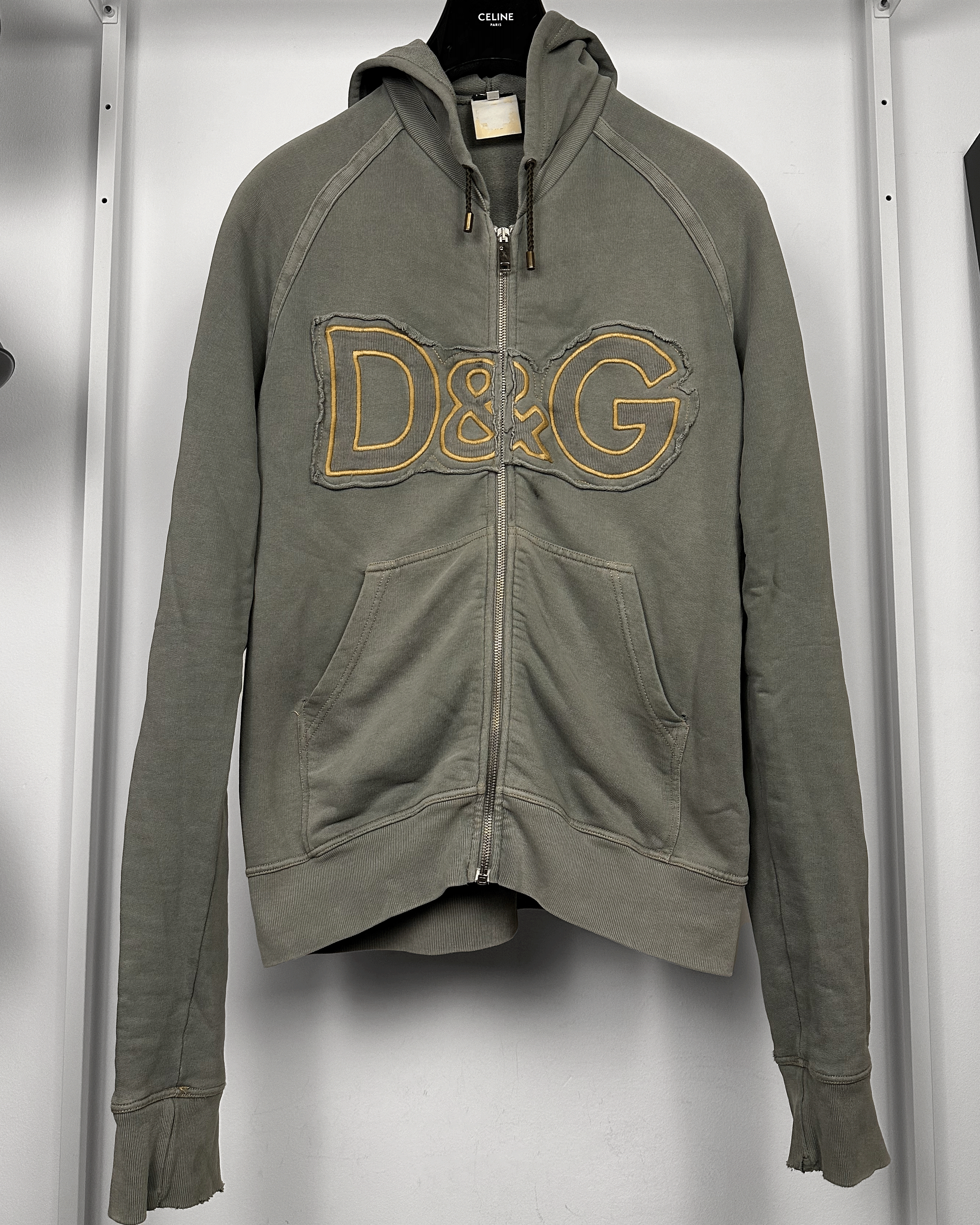 Dolce & Gabbana Dolce&Gabbana Vintage Big Logo Zip Hoodie Size US XL / EU 56 / 4 - 1 Thumbnail