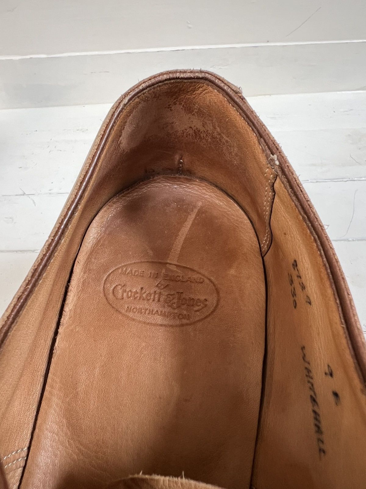 Crockett & Jones Crockett Jones Handgrade Brown leather Cap Toe Oxford Shoes Size US 10 / EU 43 - 18 Thumbnail