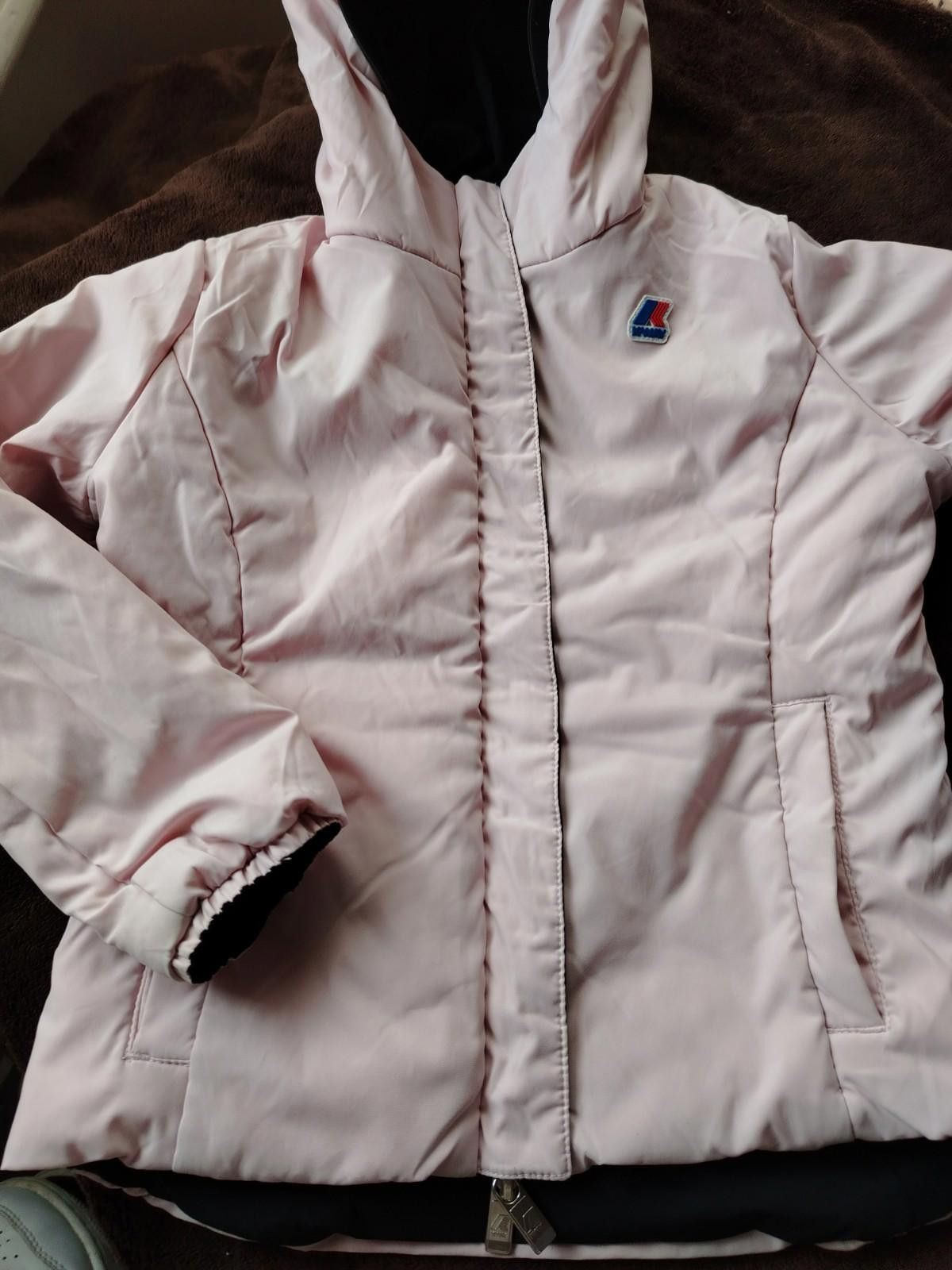 Other K Way Reversible Kids Jacket Black and Pink Size 6 Years Size ONE SIZE - 7 Thumbnail