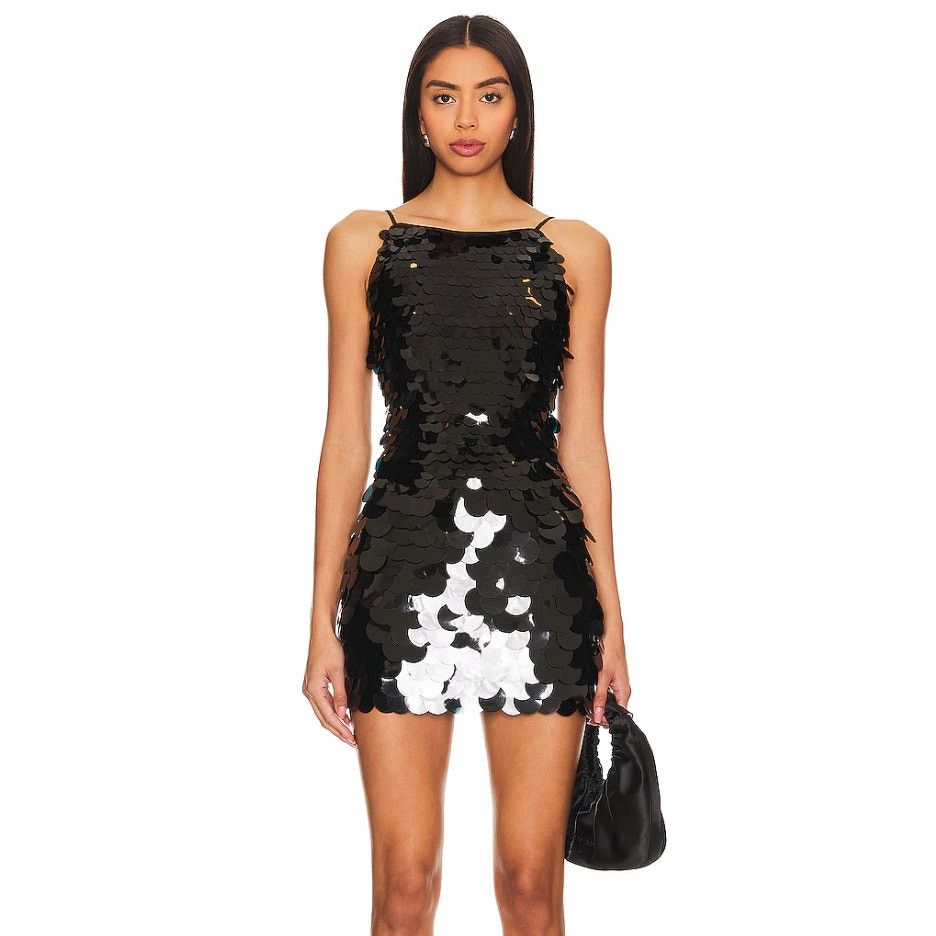 NBD NBD | NWT Portra Mini Dress in Black Sequins Paillettes M Size M / US 6-8 / IT 42-44 - 1 Thumbnail