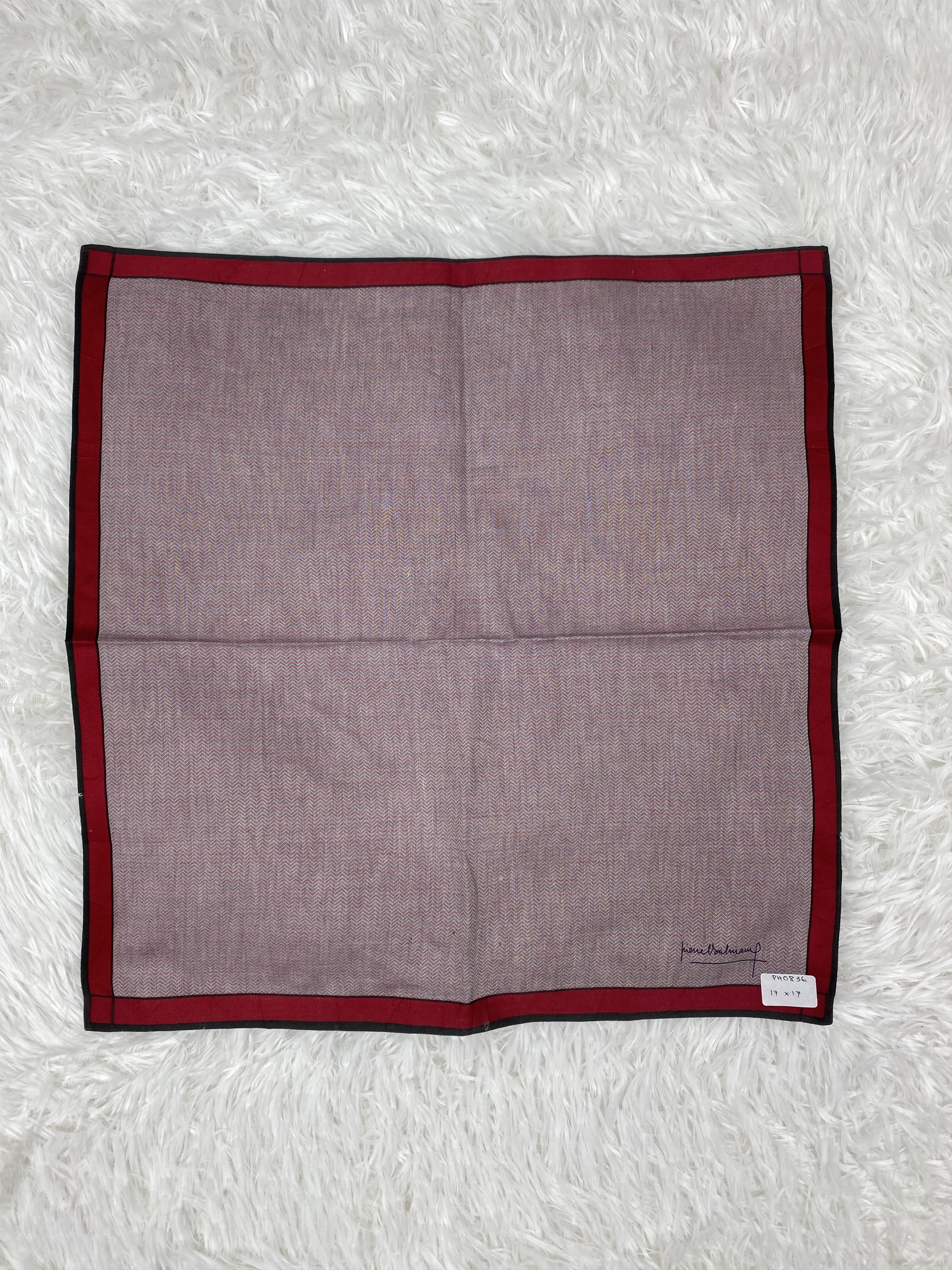 Pierre Balmain × Vintage Vintage Pierre Balmain Handkerchief Neckerchief PH0836 Size ONE SIZE - 3 Thumbnail