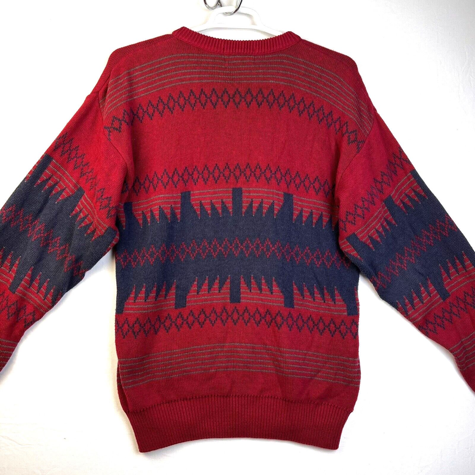 Other Antigua Sweater Vintage Men's Large Cotton Red Graphic Retro Size US L / EU 52-54 / 3 - 7 Thumbnail