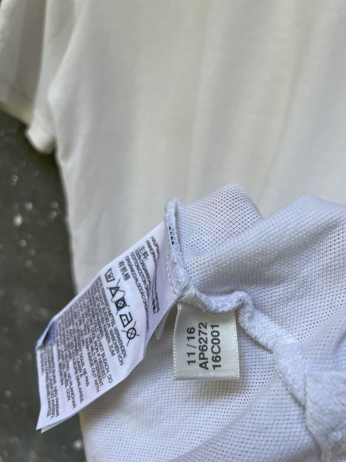 Y-3 Y-3 Adidas Yohji Yamamoto White Polo T-Shirt Size US S / EU 44-46 / 1 - 10 Thumbnail