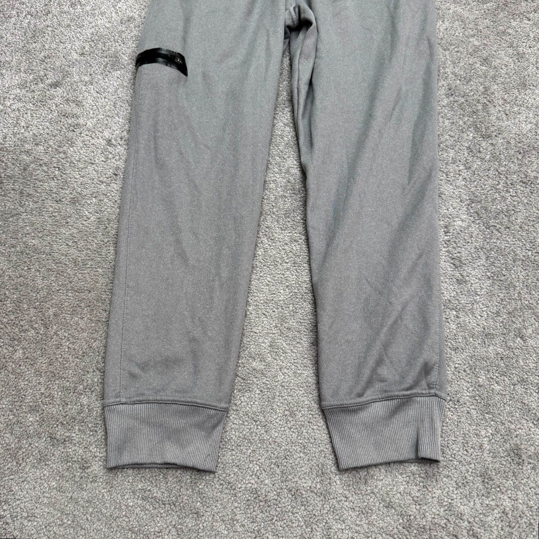 Reebok Reebok Jogger Pant Sweatpants Mens Medium Gray Regular Fit Elastic Waist Pockets Fleece Tech Athletic Sports Athleisure Training Size US 31 - 4 Thumbnail