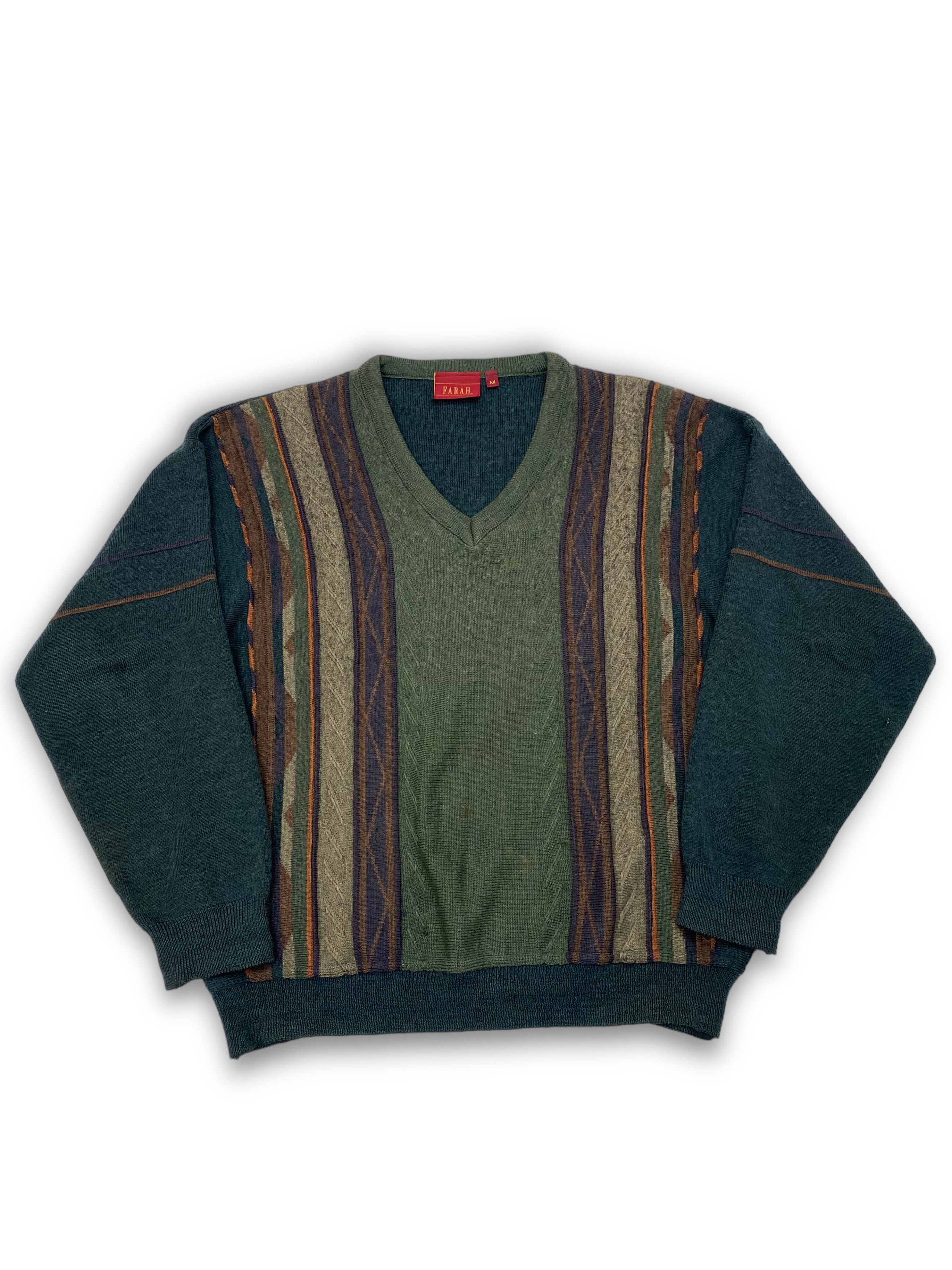 Vintage Vintage FARAH Crazy Print Sweater M Size US L / EU 52-54 / 3 - 1 Thumbnail