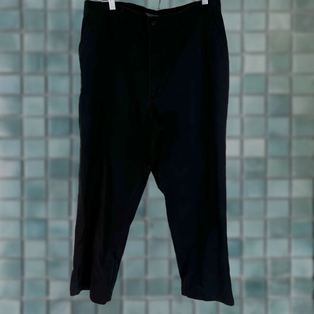 Vintage Premier International Chino Pants Mens 36X30 Black Size US 36 / EU 52 - 1 Thumbnail