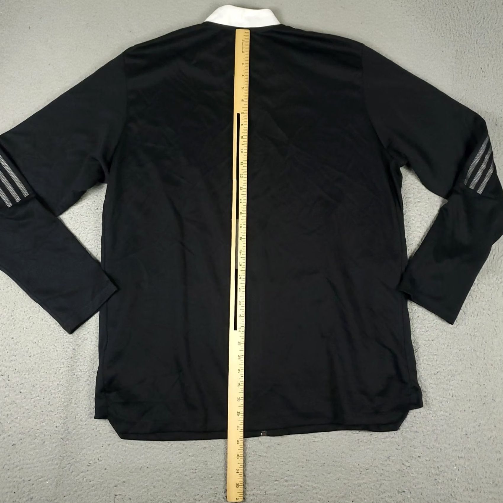 Adidas Adidas Jacket Mens 2XL Black Lightweight Full Zip Up Track Jacket Sweater Size US XXL / EU 58 / 5 - 5 Thumbnail