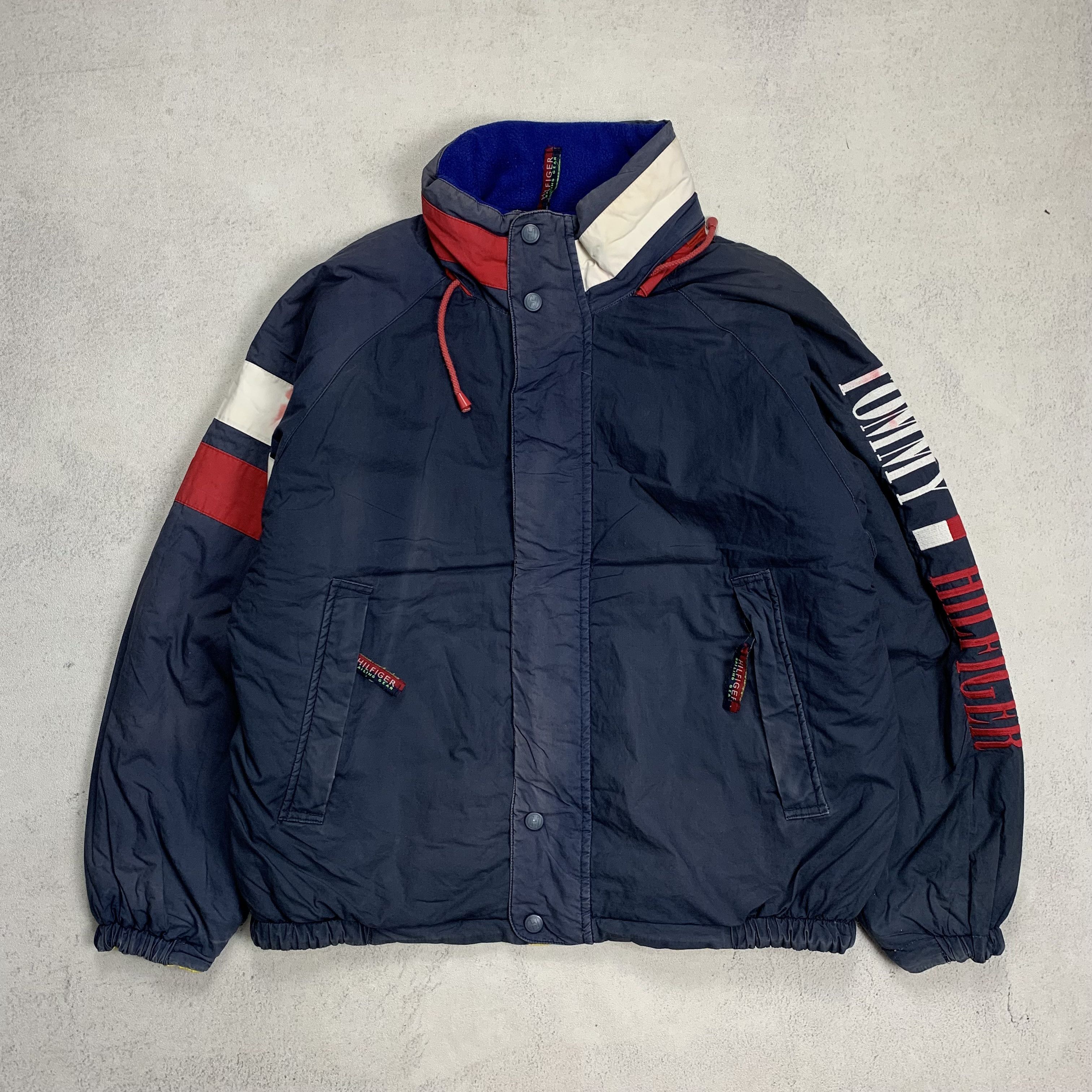 Tommy Hilfiger Vintage 90s Reversible Tommy Hilfiger Puffer Jacket Size US XXL / EU 58 / 5 - 2 Thumbnail
